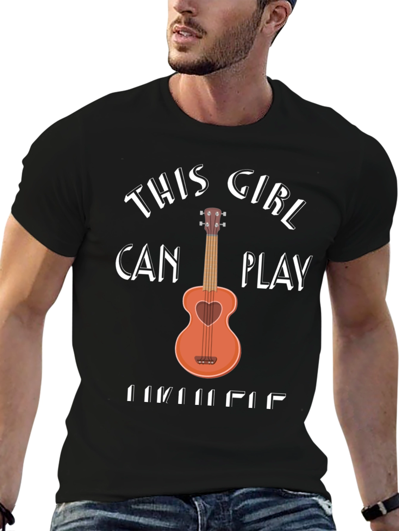 This Girl Can Play Ukulele T-Shirt