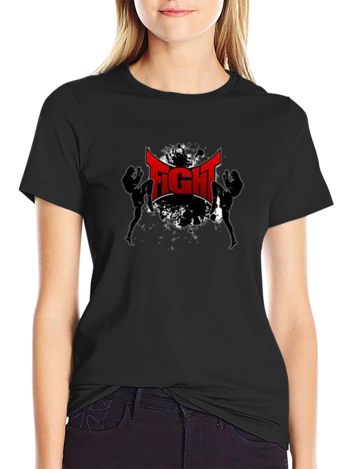 Fight Club MMA Black T-Shirt - Graphic Design