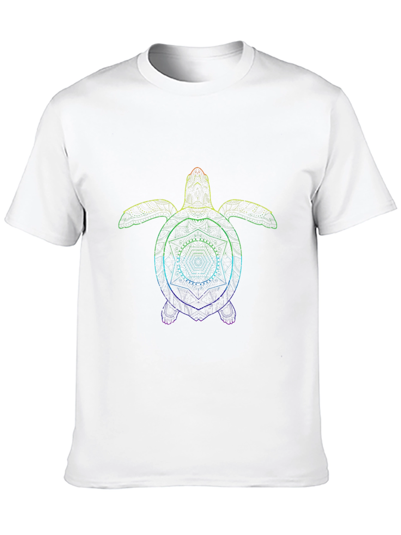 Rainbow Turtle Graphic T-Shirt