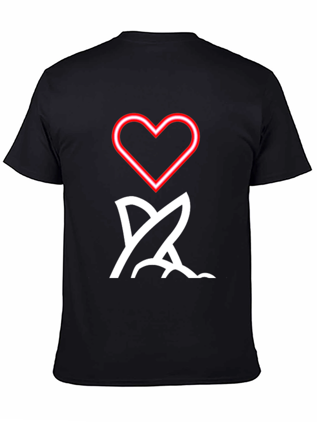 Heart YA T-Shirt - Graphic Print