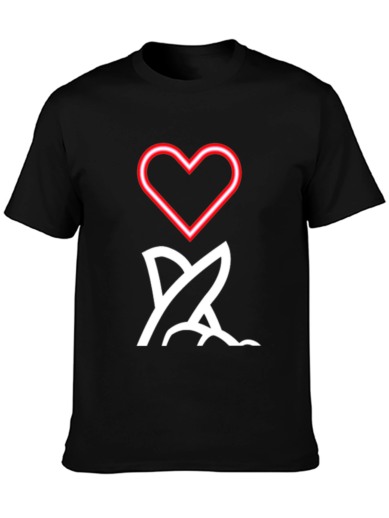 Heart YA T-Shirt - Graphic Print