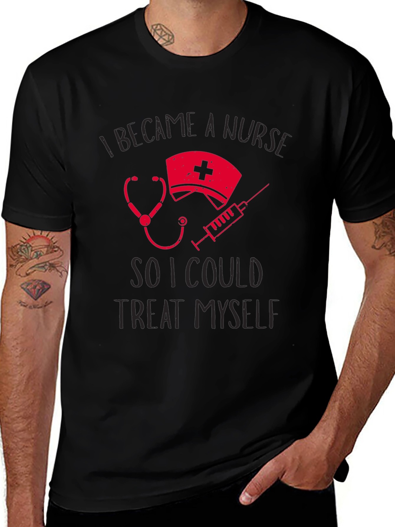 Nurse Treat Myself T-Shirt Funny Nursing Tee