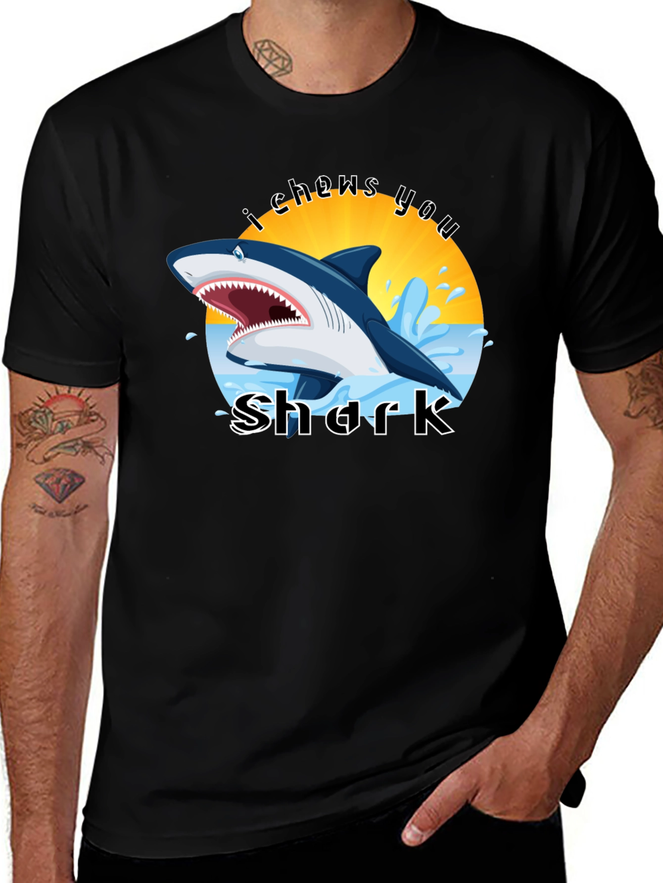 I Chews You Shark Graphic Tee