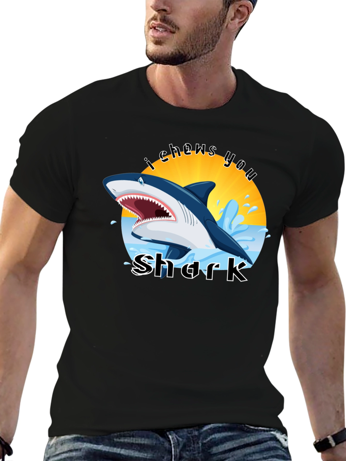 I Chews You Shark Graphic Tee