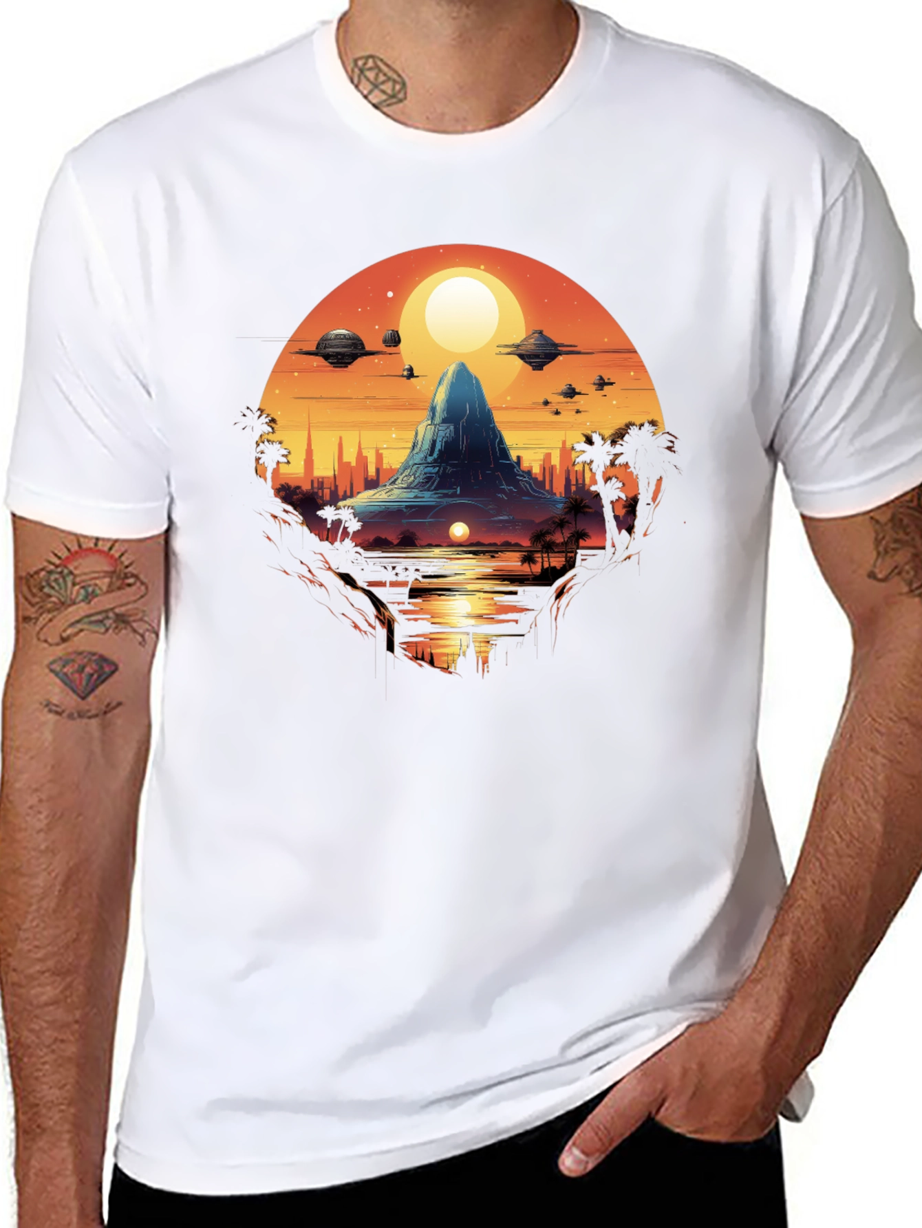 Retro Sci-Fi Graphic Tee