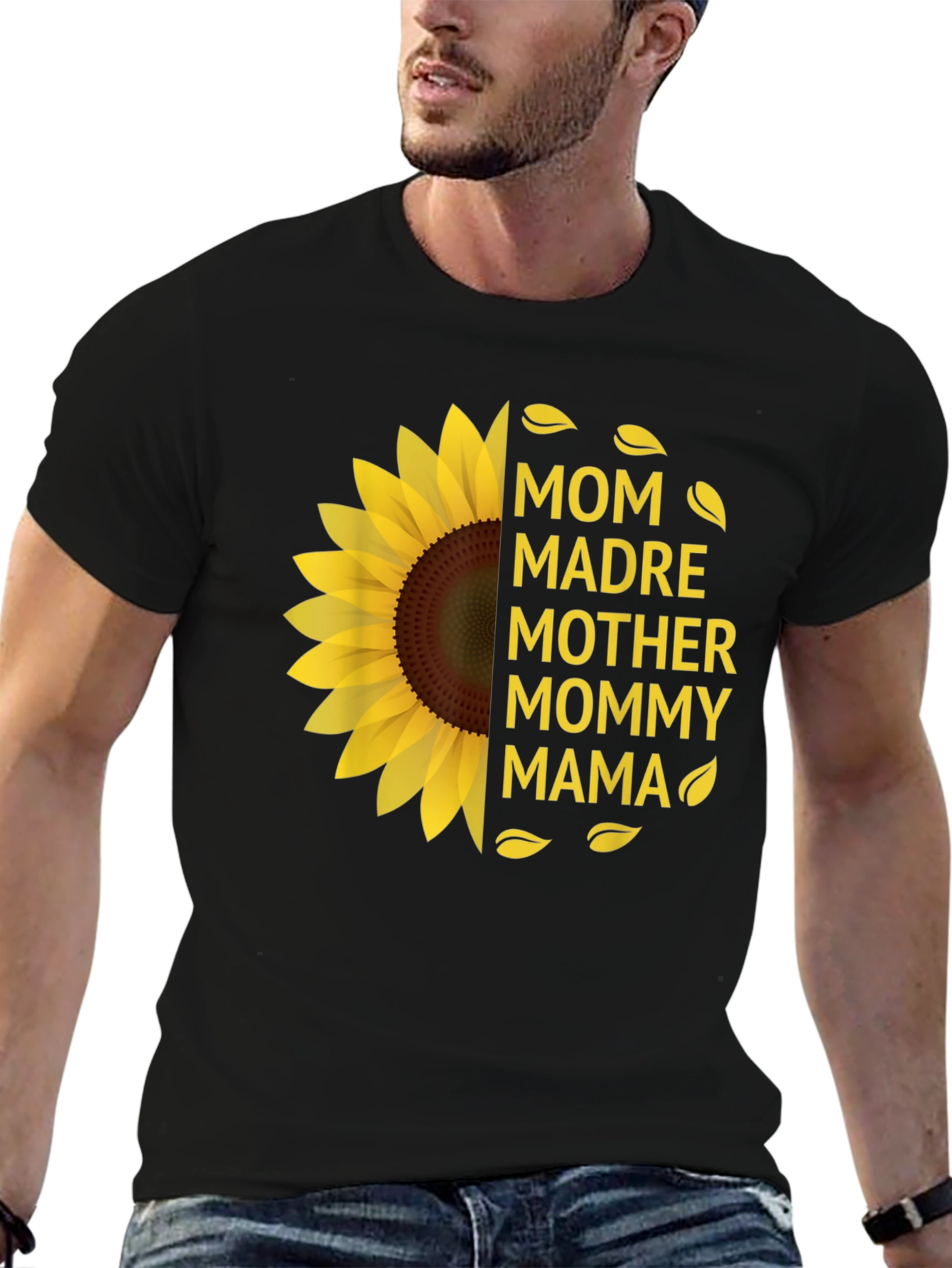 Mom Sunflower Graphic T-Shirt - Mothers Day Gift