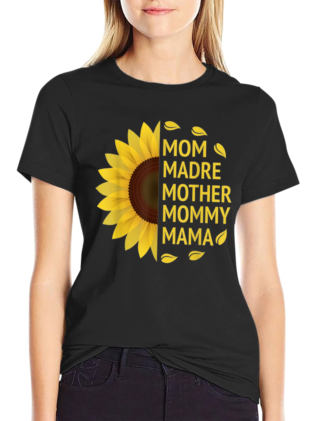 Mom Sunflower Graphic T-Shirt - Mothers Day Gift