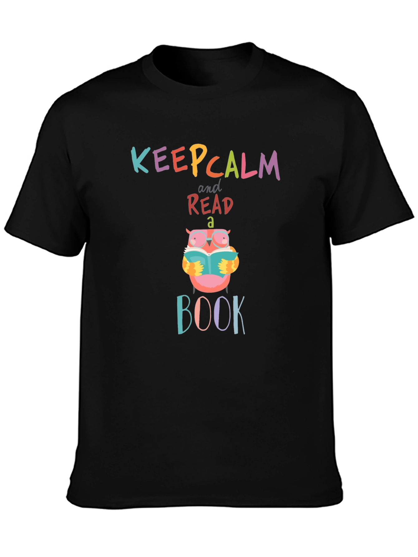 Keep Calm & Read a Book Owl T-Shirt