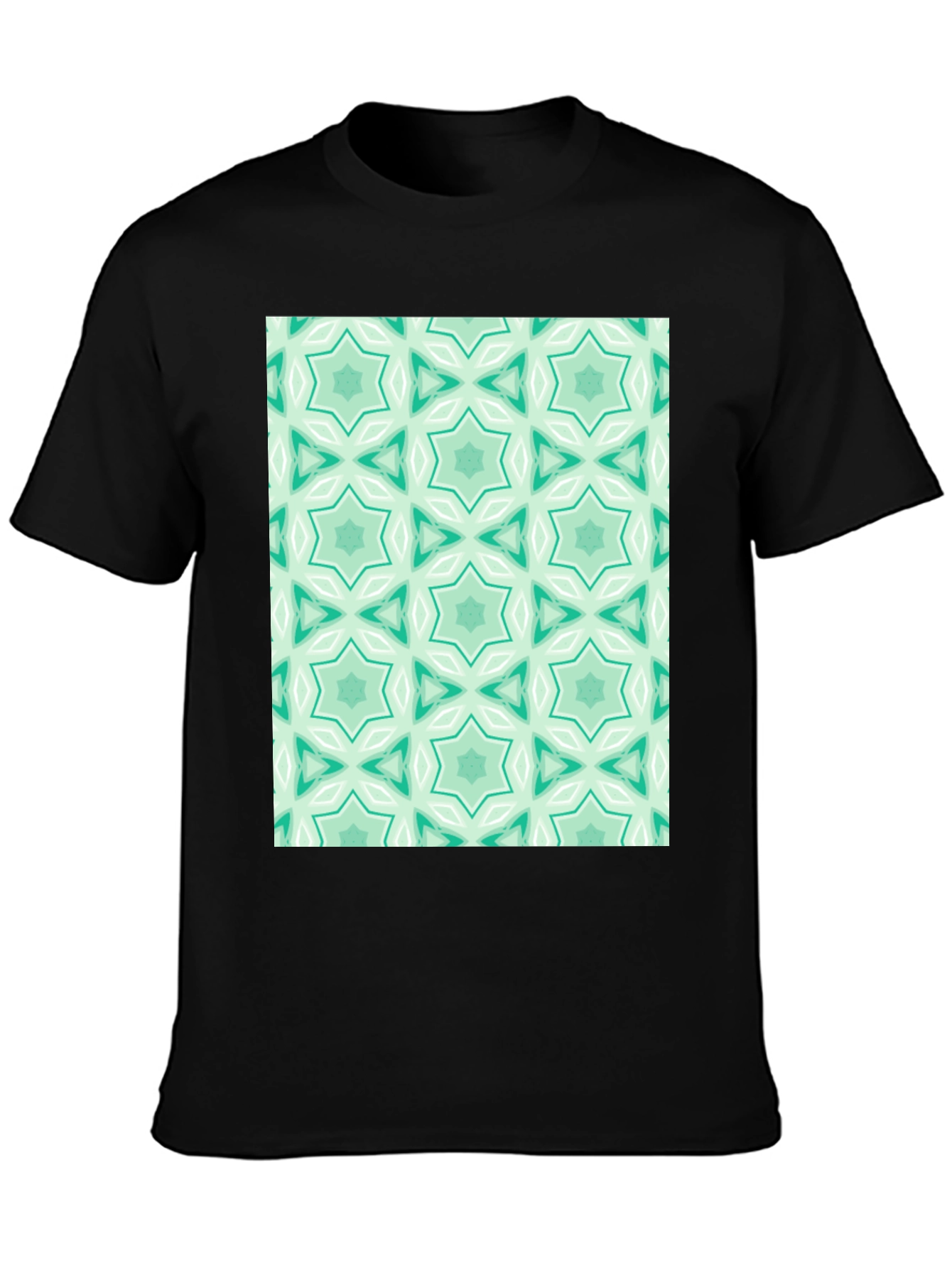 Patterned Graphic Print Tee