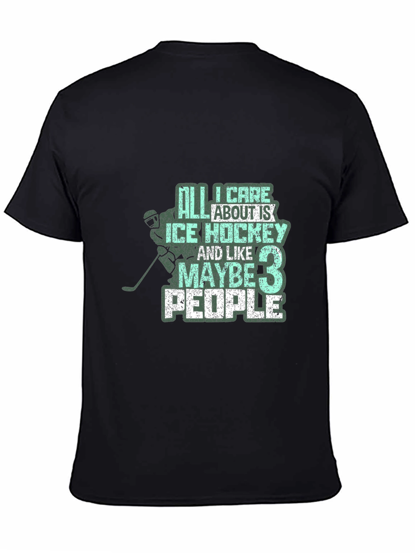 Ice Hockey Fan Graphic T-Shirt