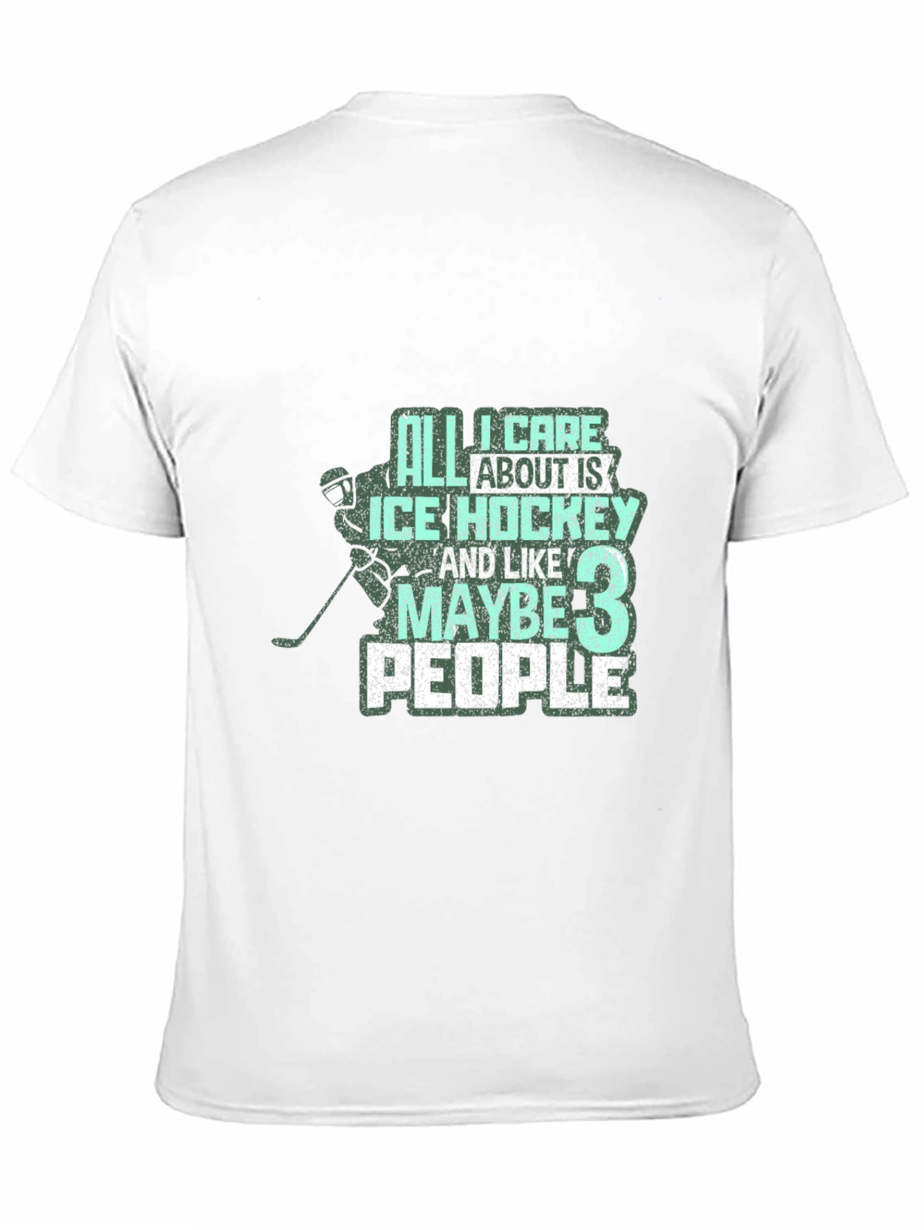 Ice Hockey Fan Graphic T-Shirt