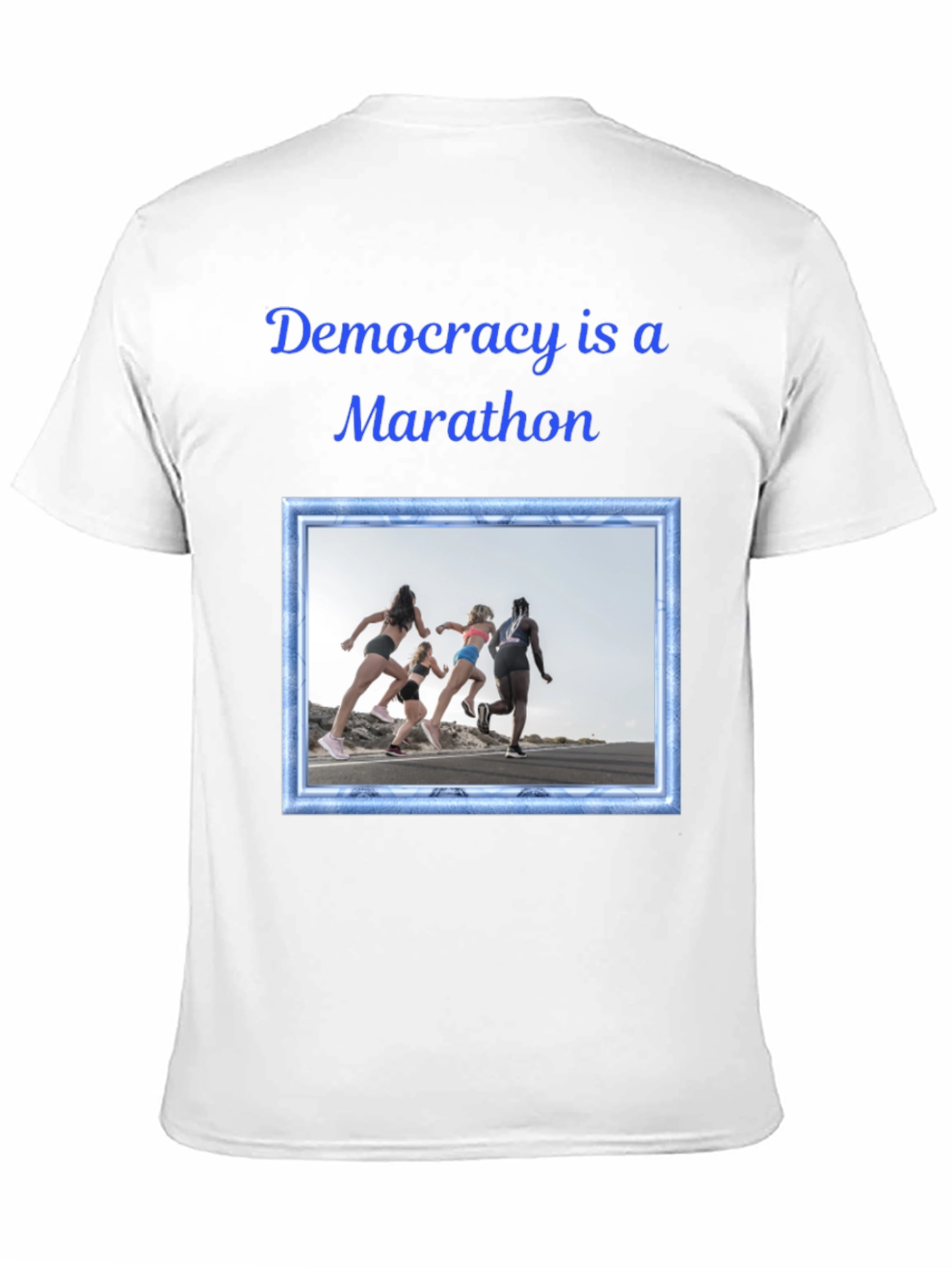 Democracy Marathon Graphic Tee - Unisex