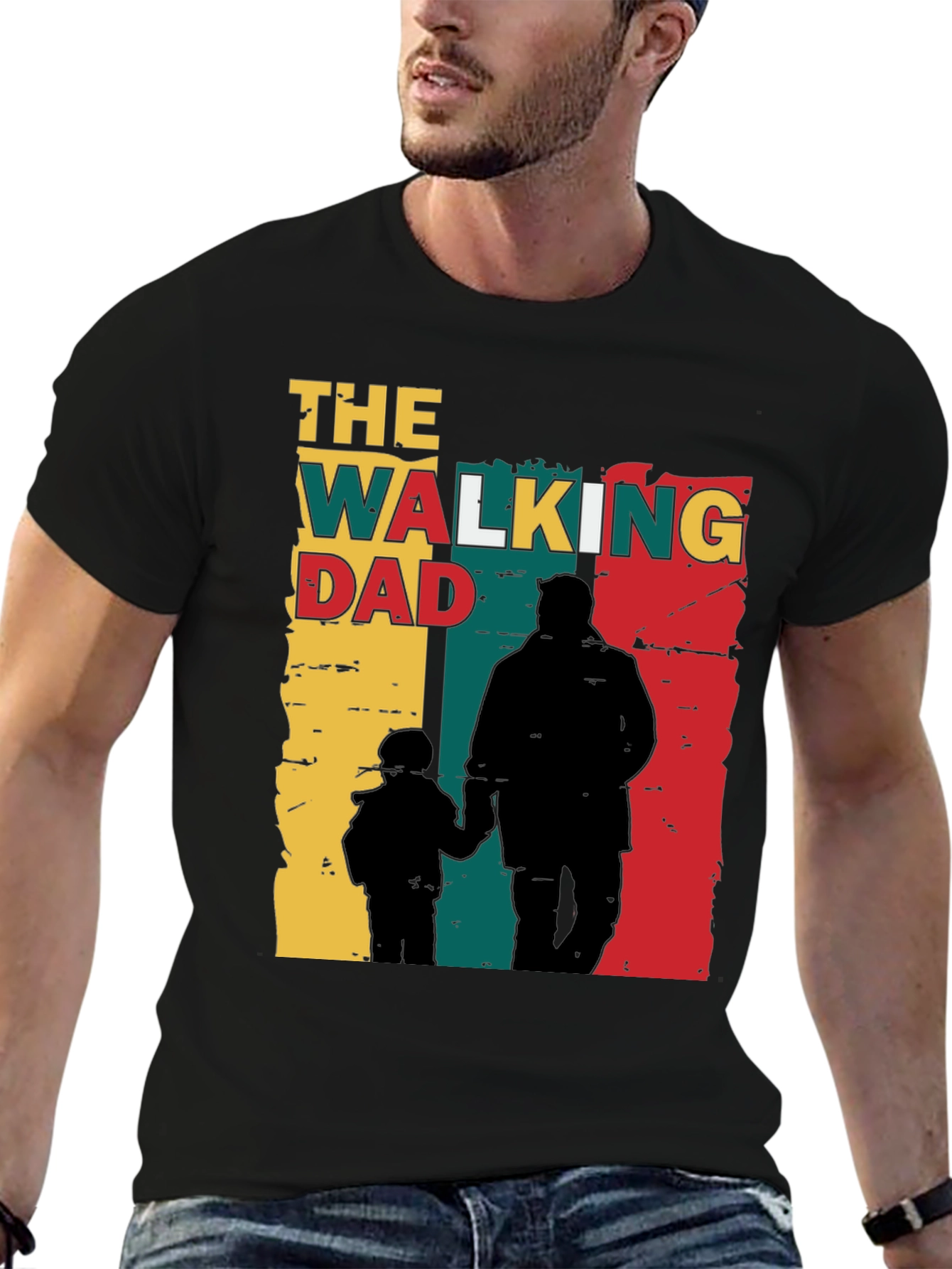 Walking Dad T-Shirt Fathers Day Gift