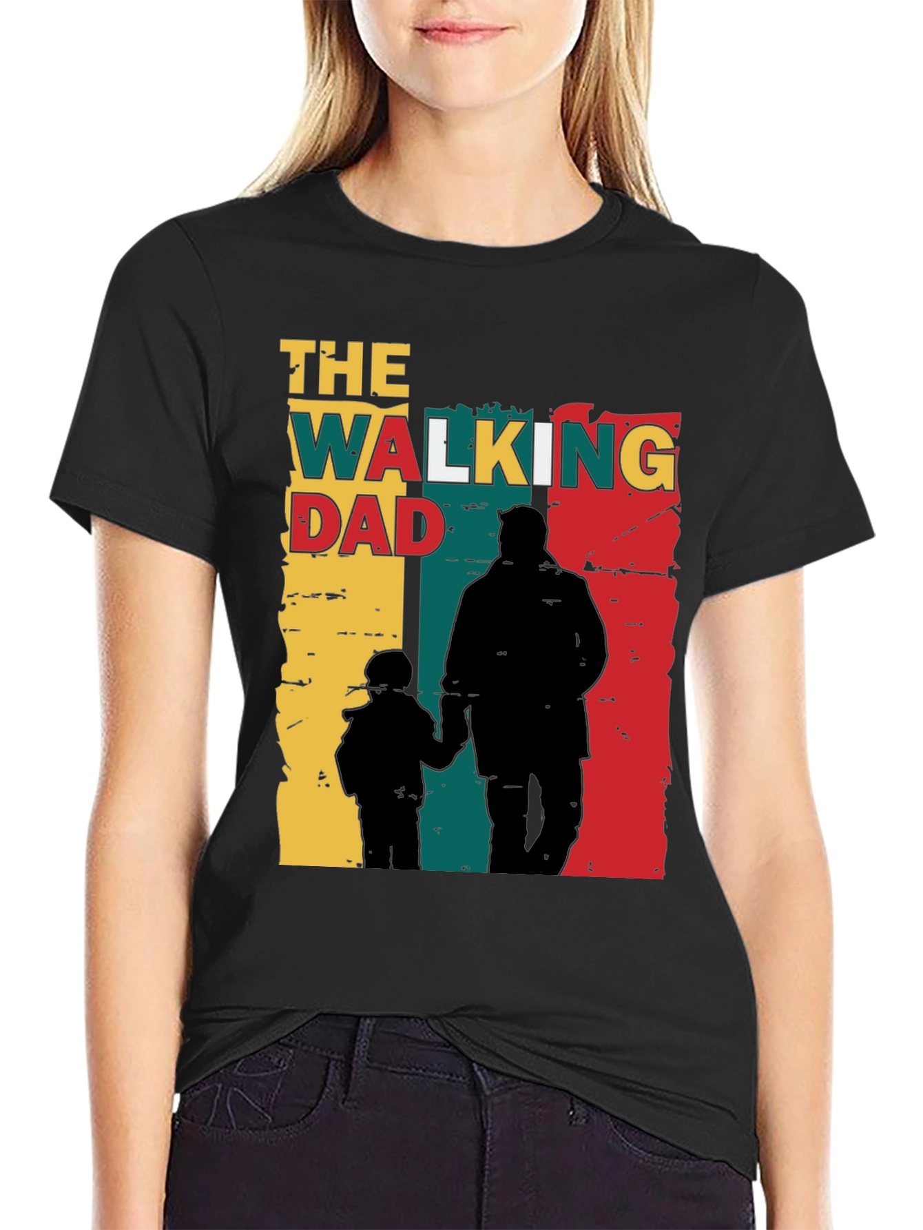 Walking Dad T-Shirt Fathers Day Gift