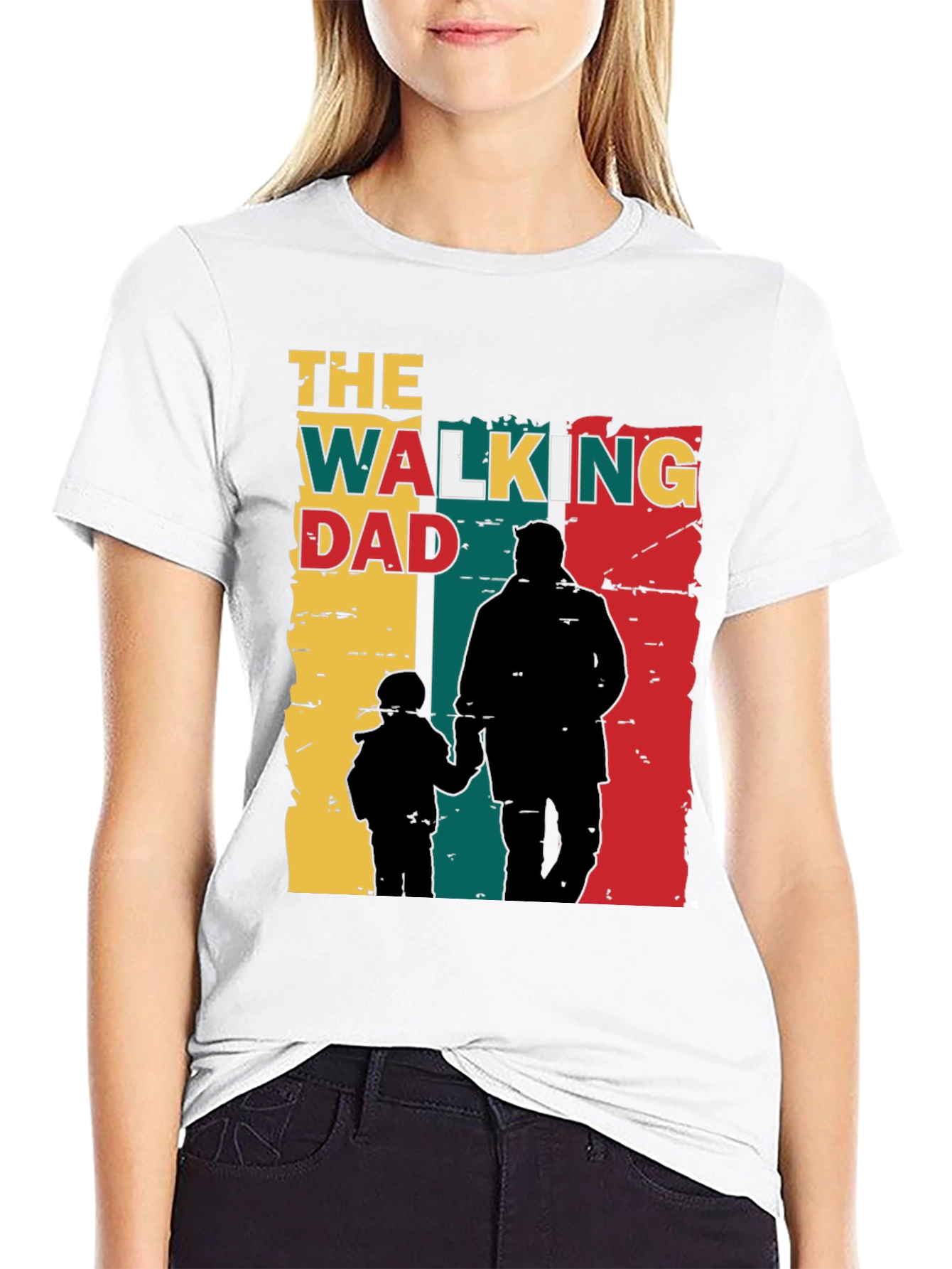 Walking Dad T-Shirt Fathers Day Gift