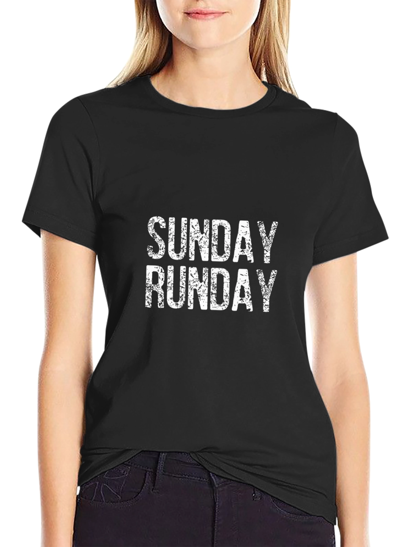 Sunday Runday Black T-Shirt