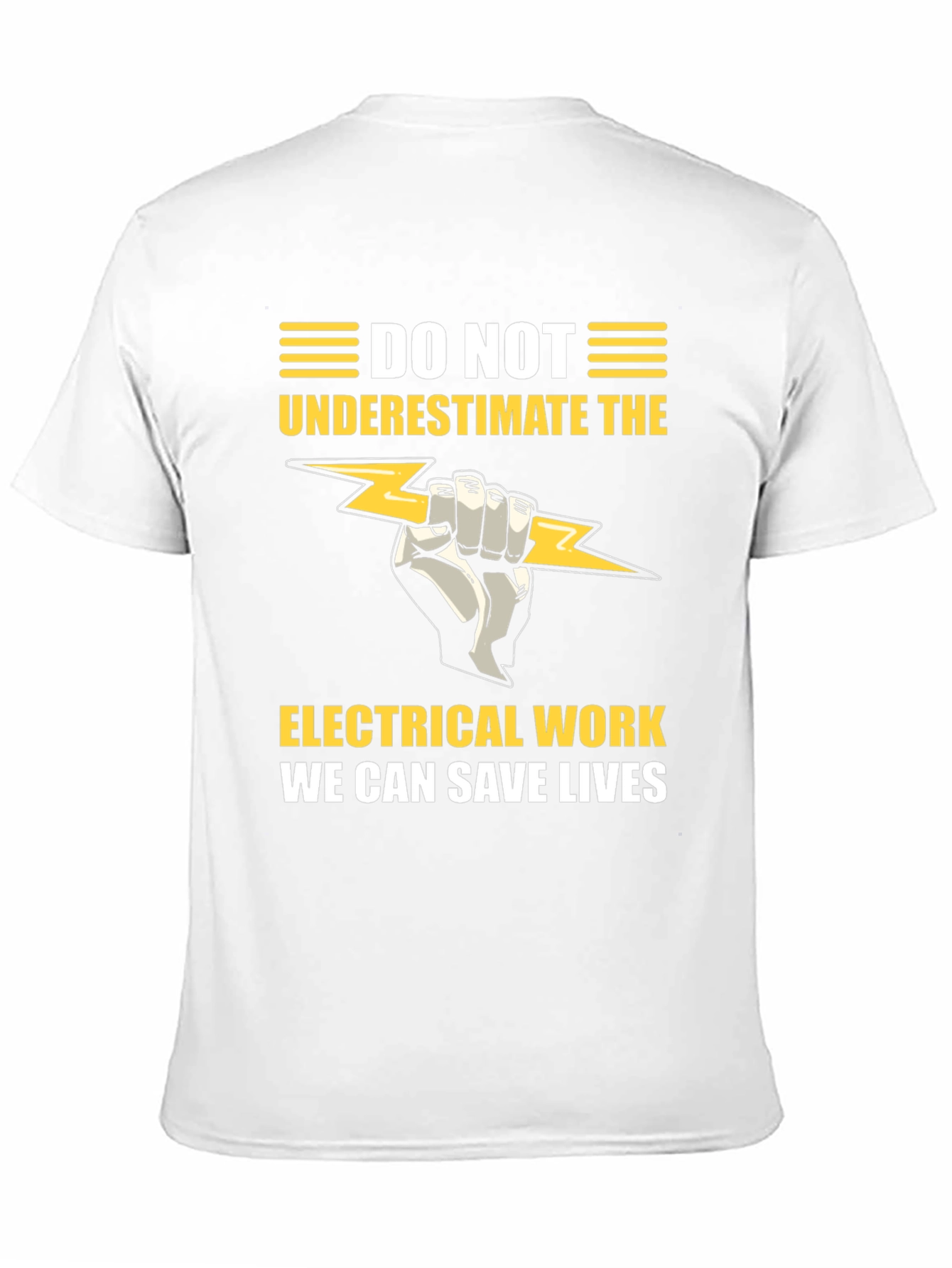 Electrical Work Save Lives Graphic T-Shirt