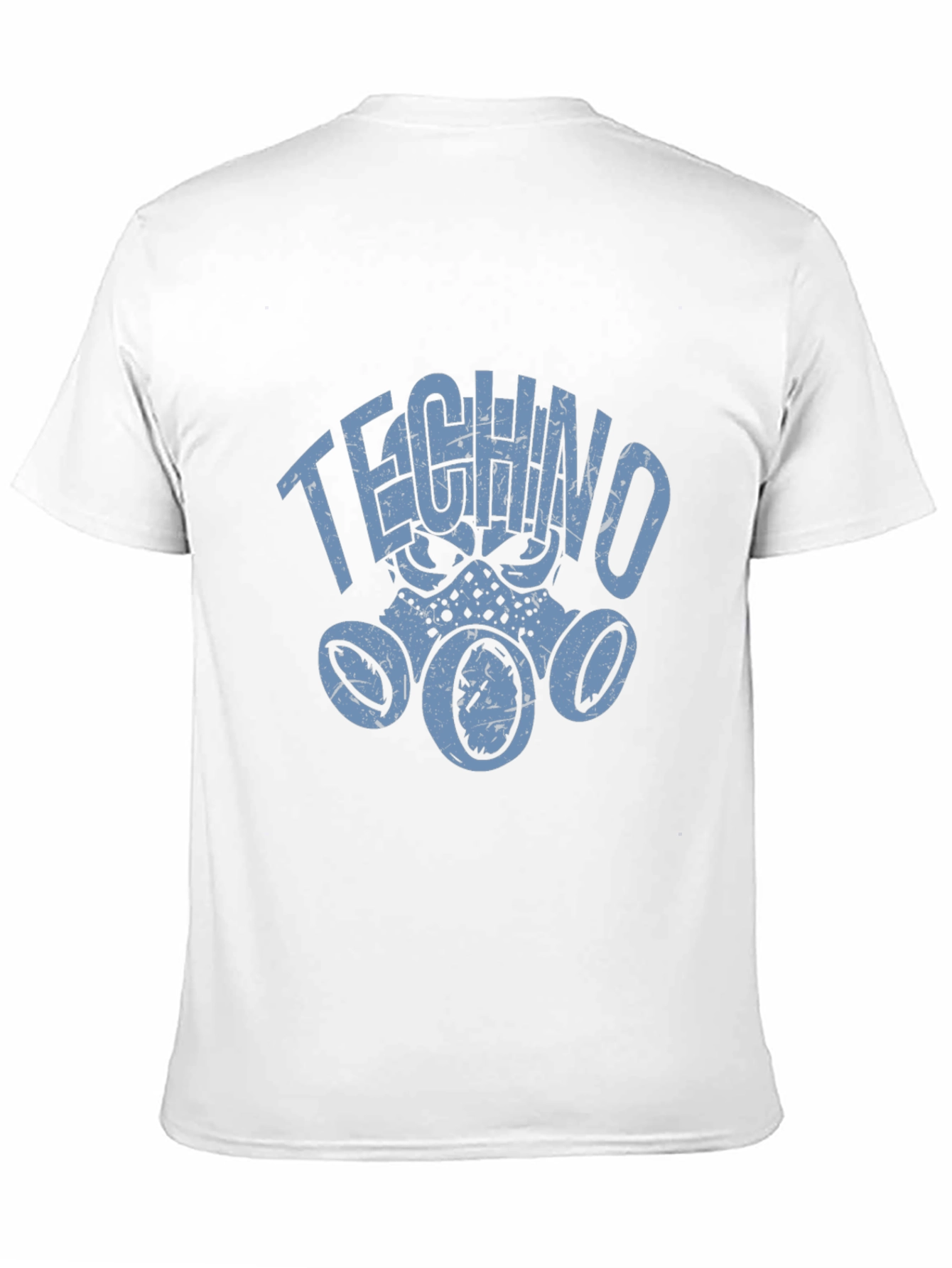 Techno Gas Mask Graphic T-Shirt