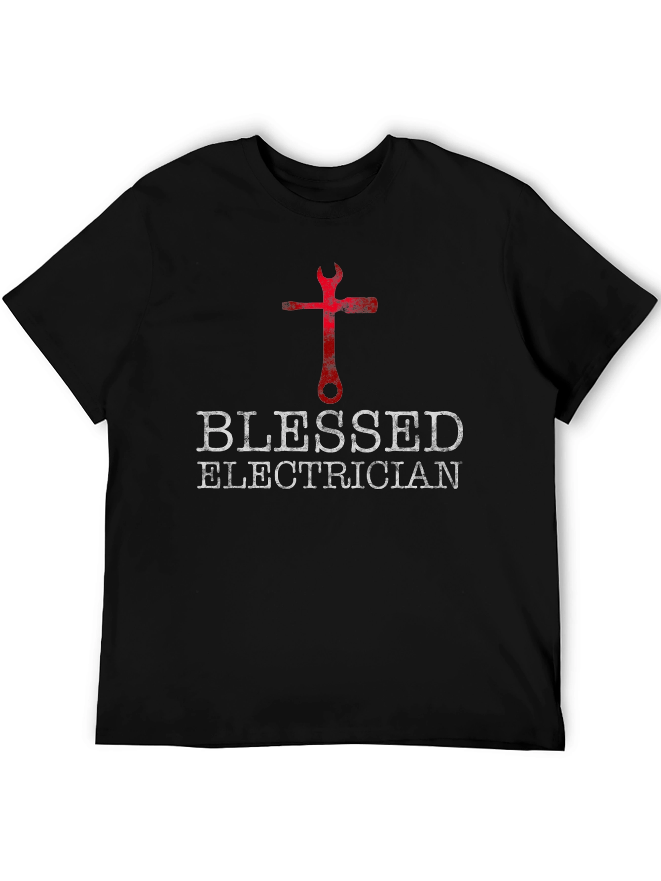 Blessed Electrician T-Shirt - Christian Mechanic Tee