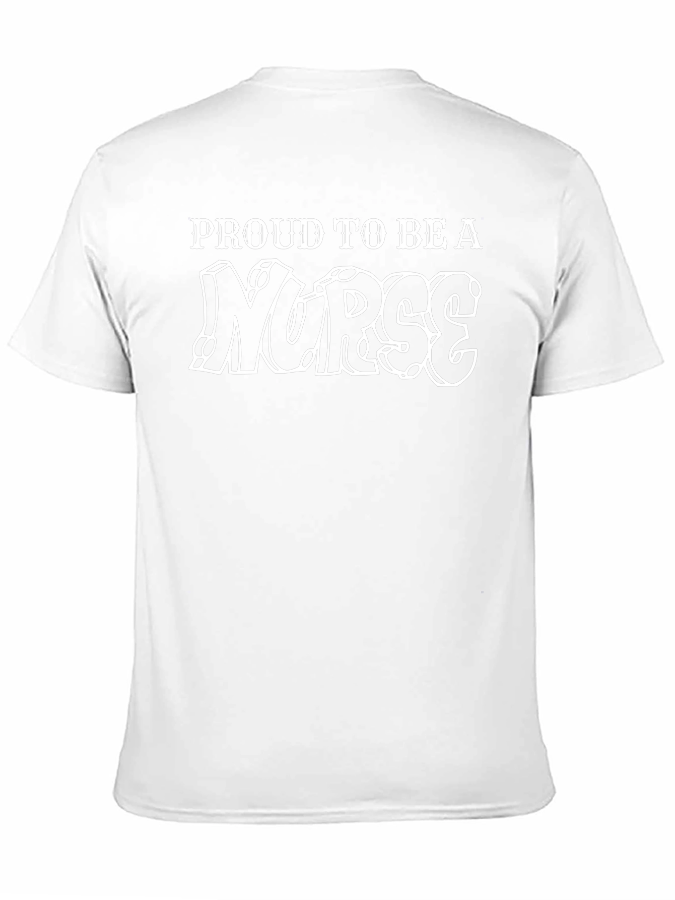 Proud Nurse Black Graphic T-Shirt
