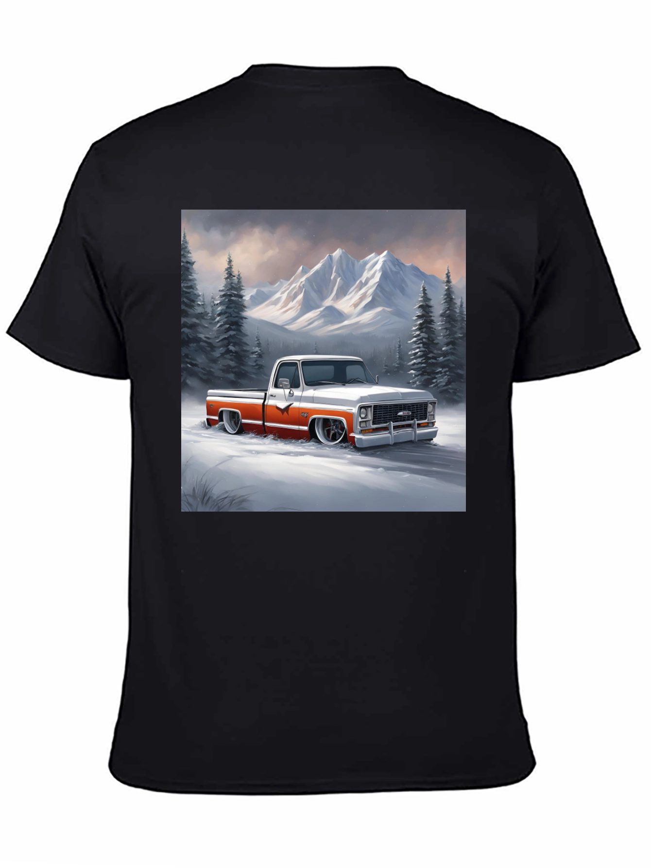 Classic Truck Graphic Tee - Mountain Scene