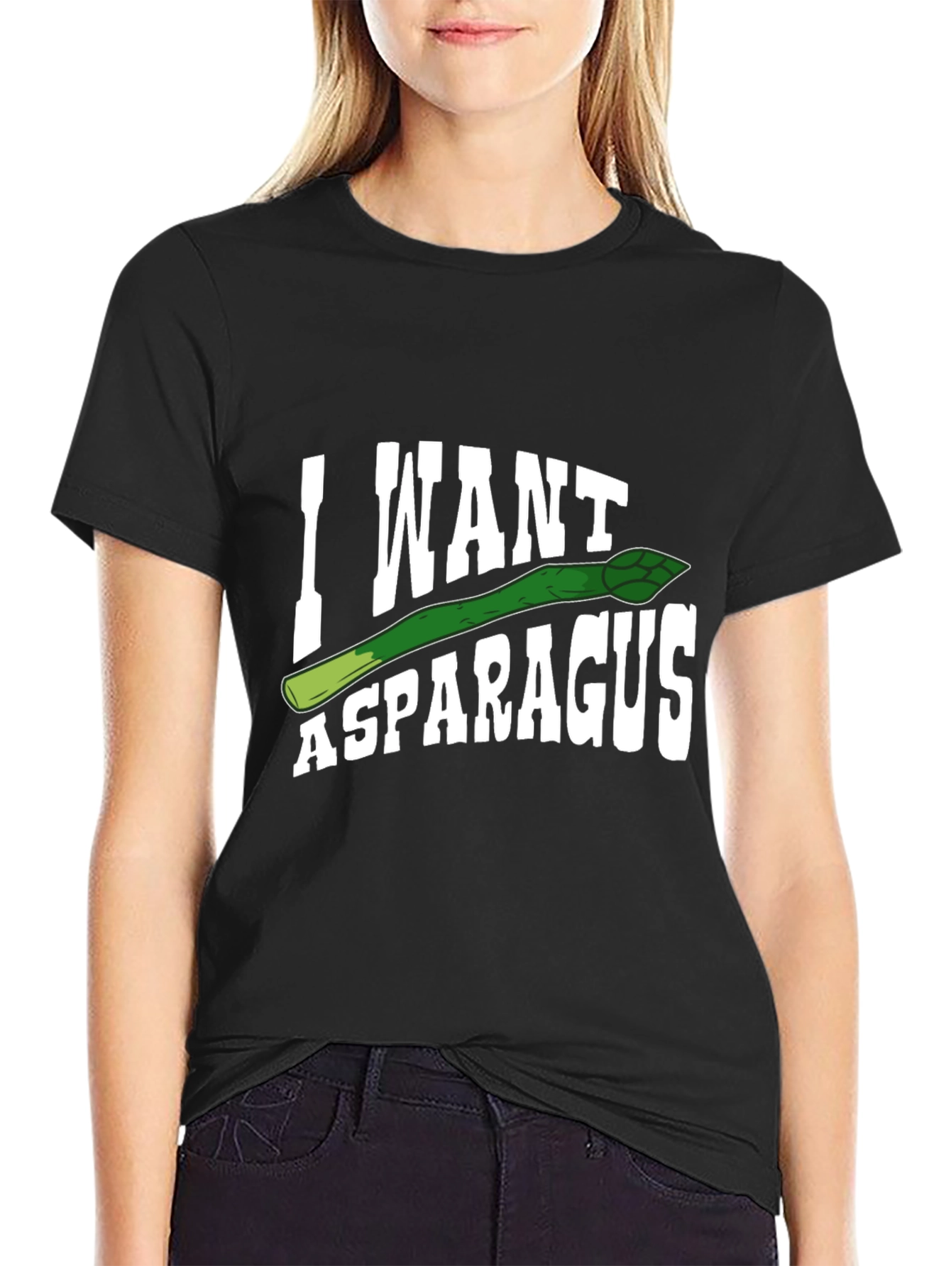 I Want Asparagus Graphic T-Shirt