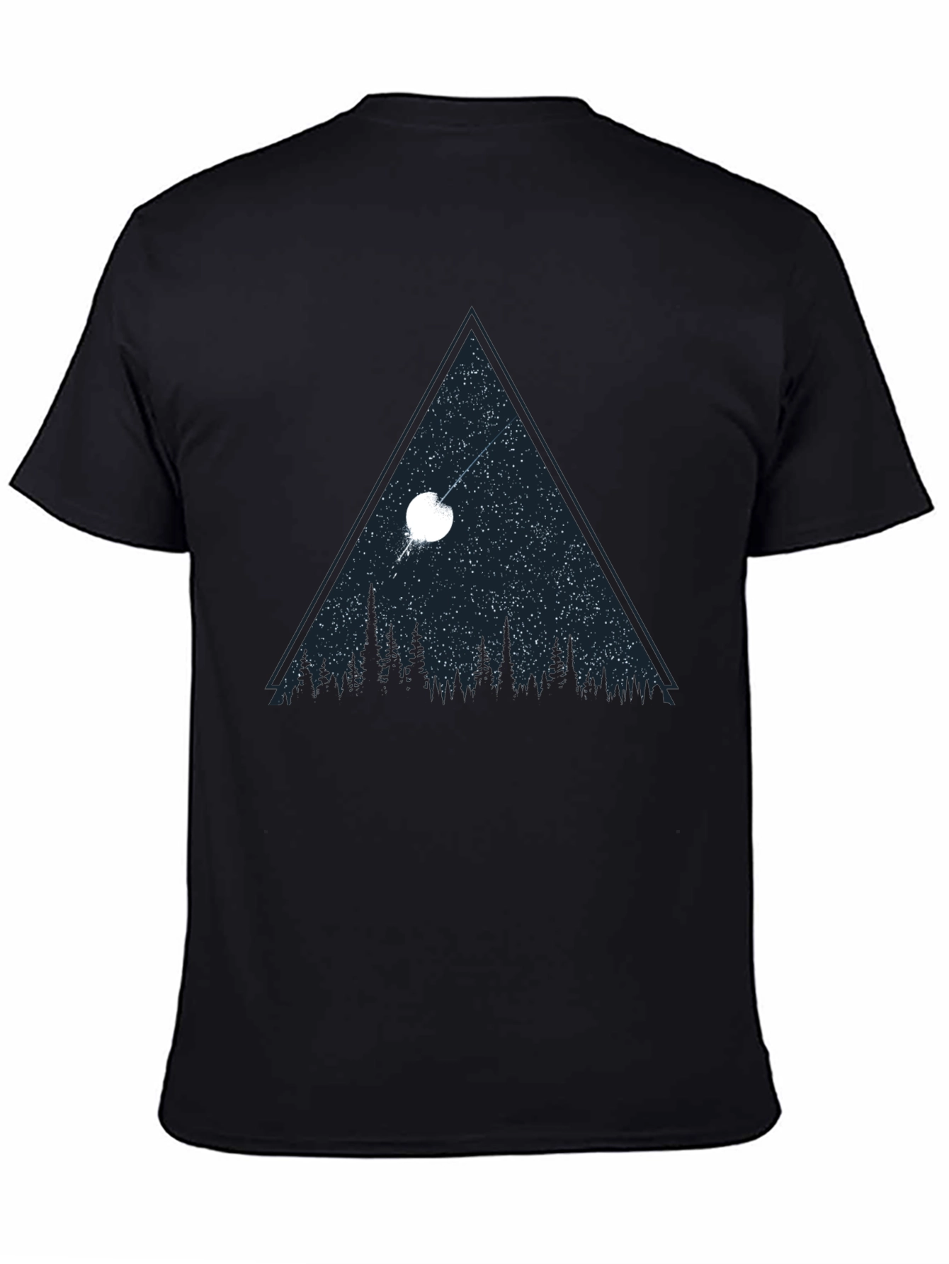 Night Sky Triangle Graphic T-Shirt