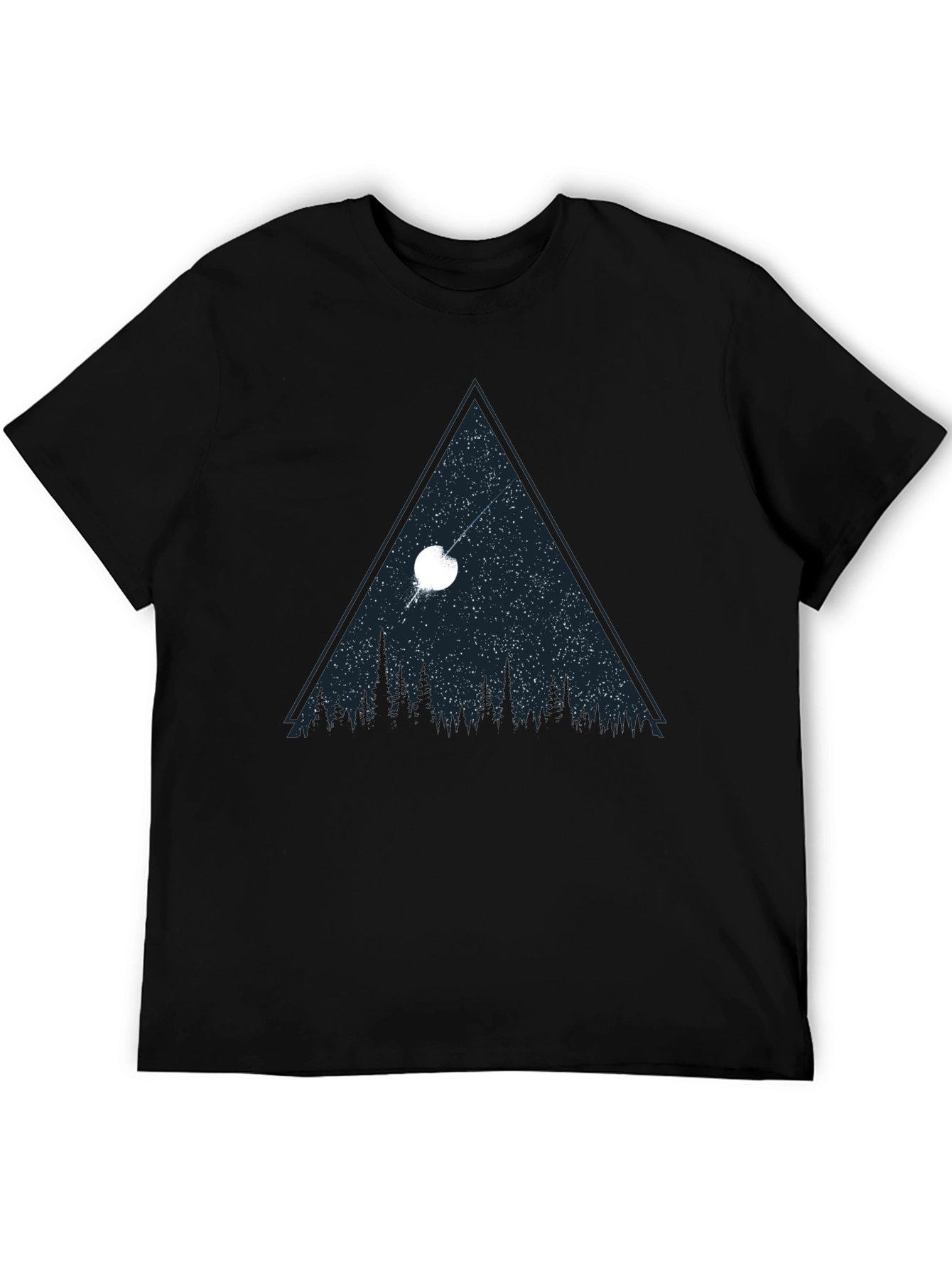 Night Sky Triangle Graphic T-Shirt