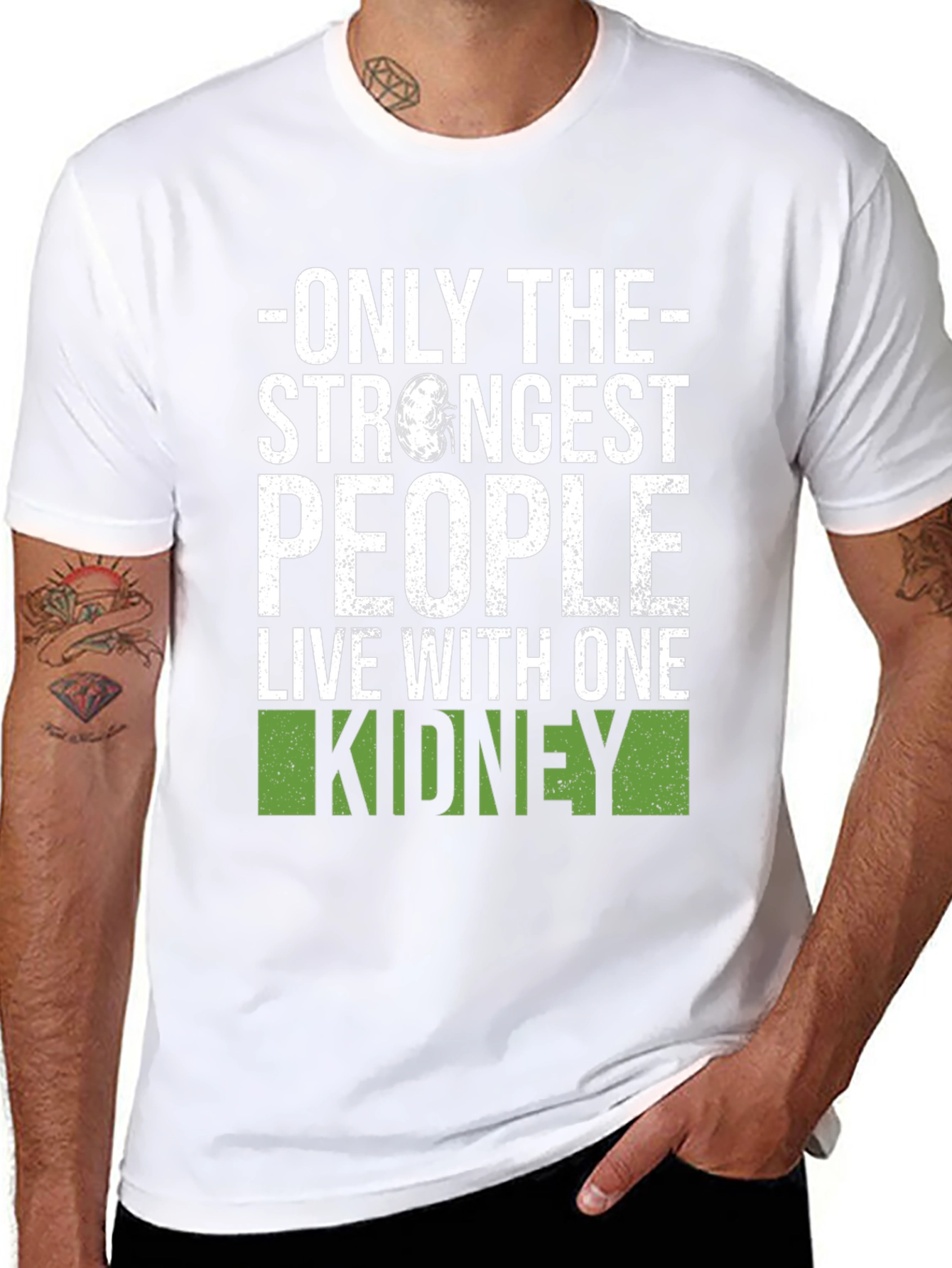 Strongest People One Kidney T-Shirt