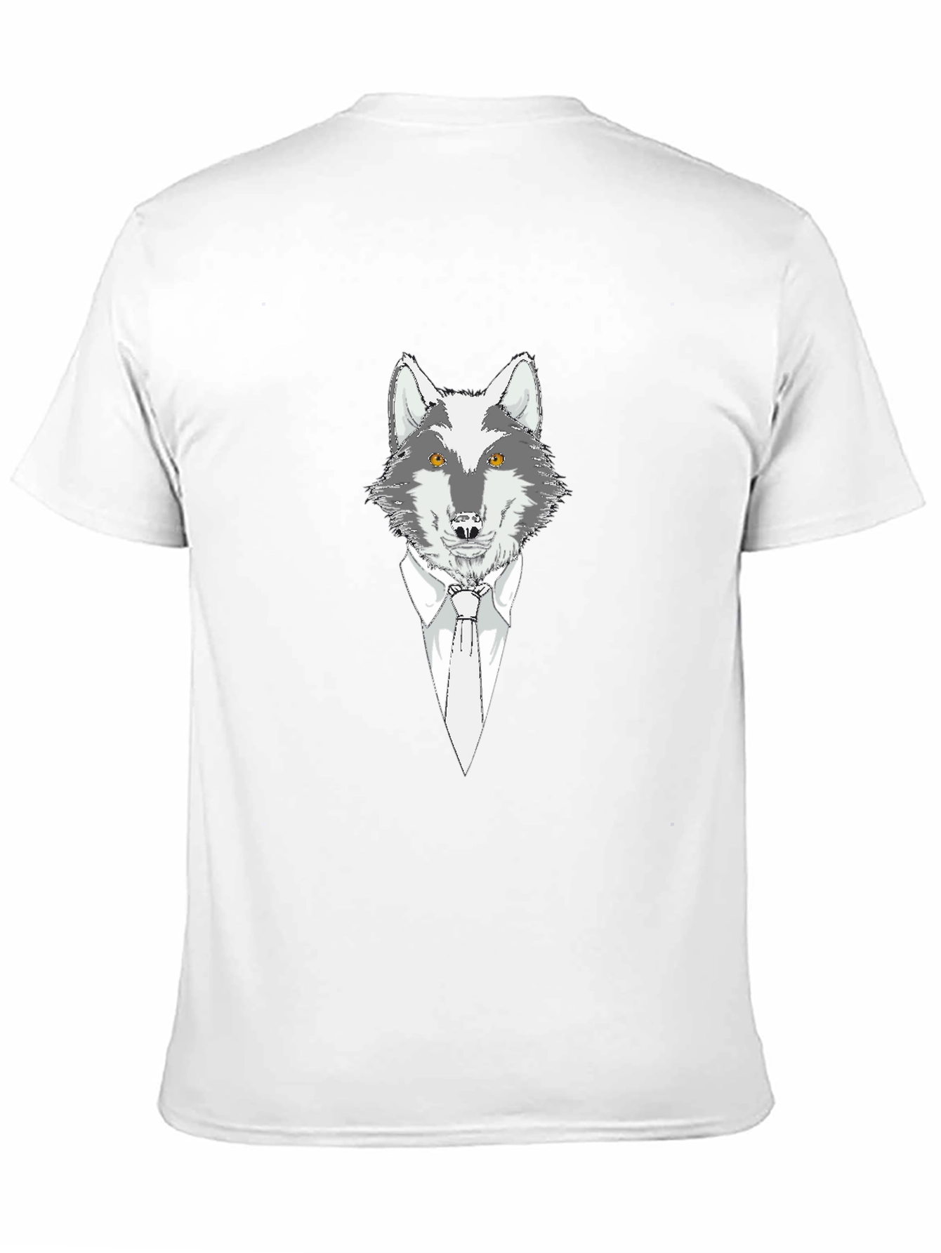 Wolf in Suit Graphic Tee - Mens Black T-Shirt