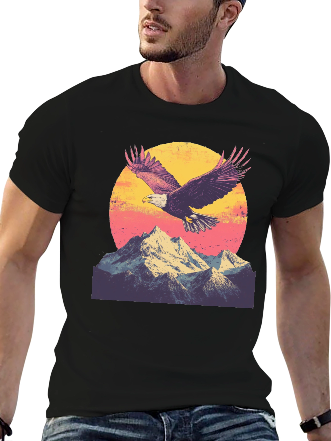 Eagle Mountain Sunset Graphic Tee