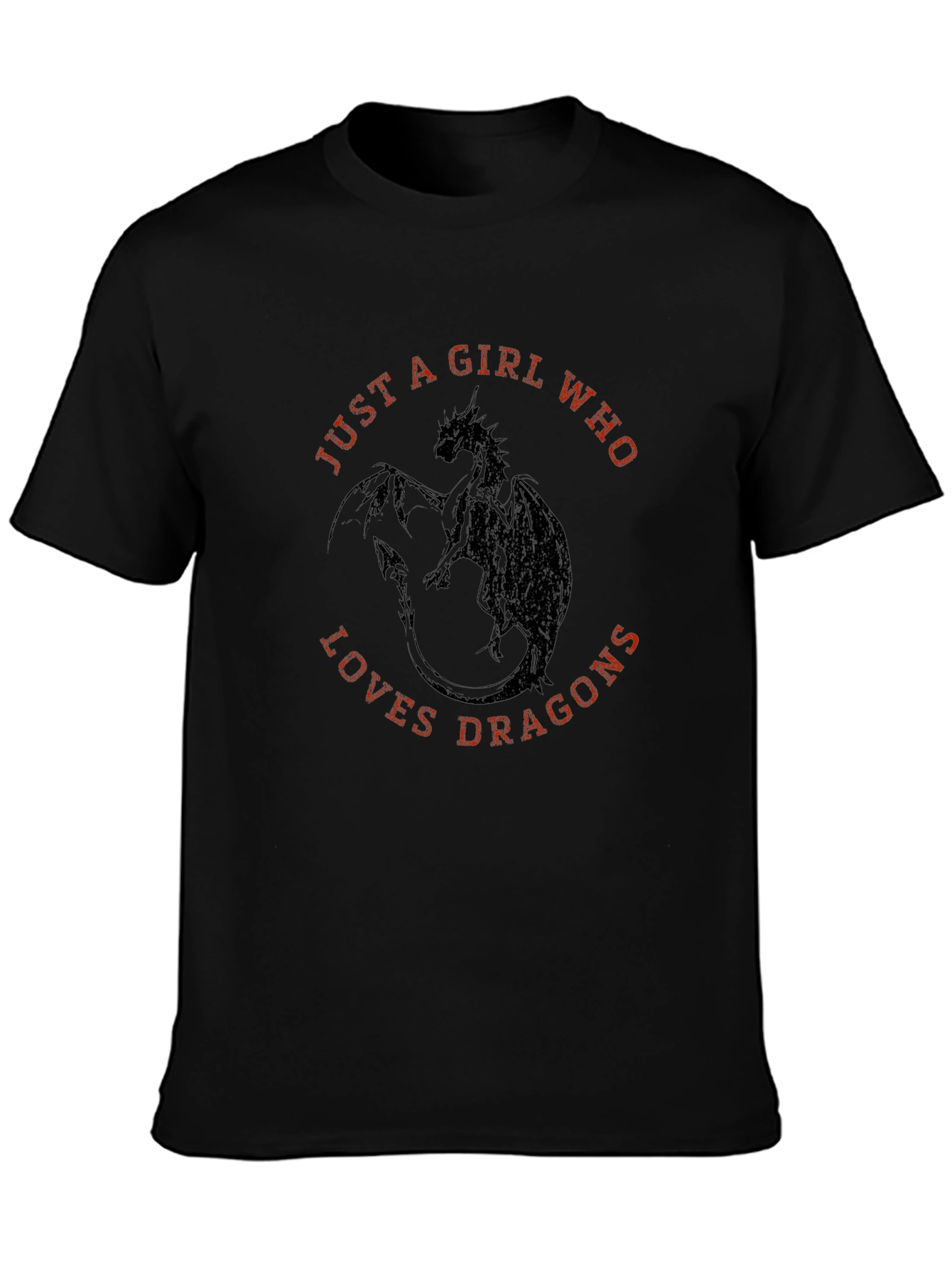 Just a Girl Who Loves Dragons T-Shirt