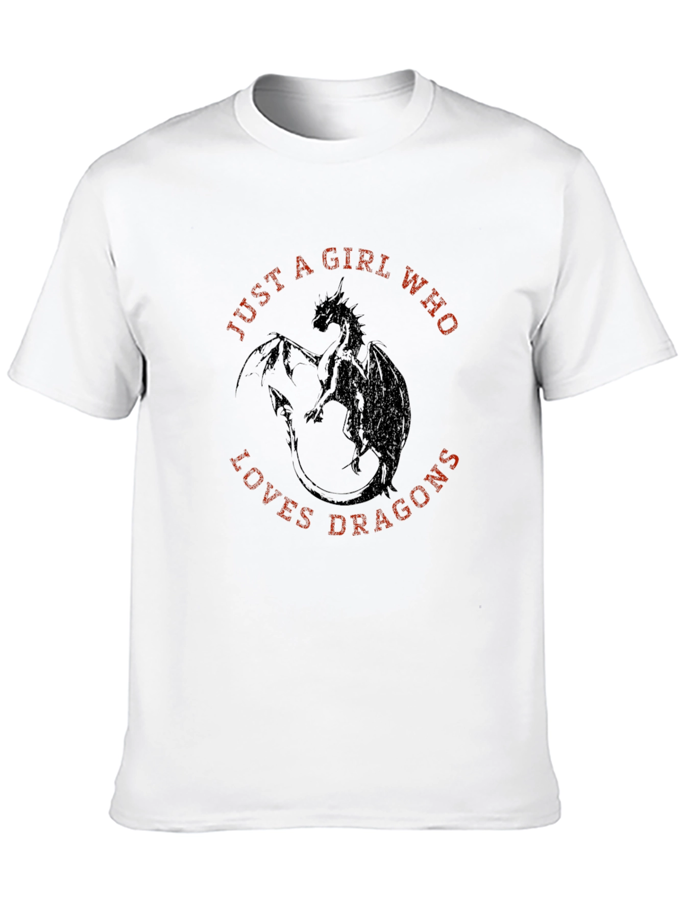 Just a Girl Who Loves Dragons T-Shirt
