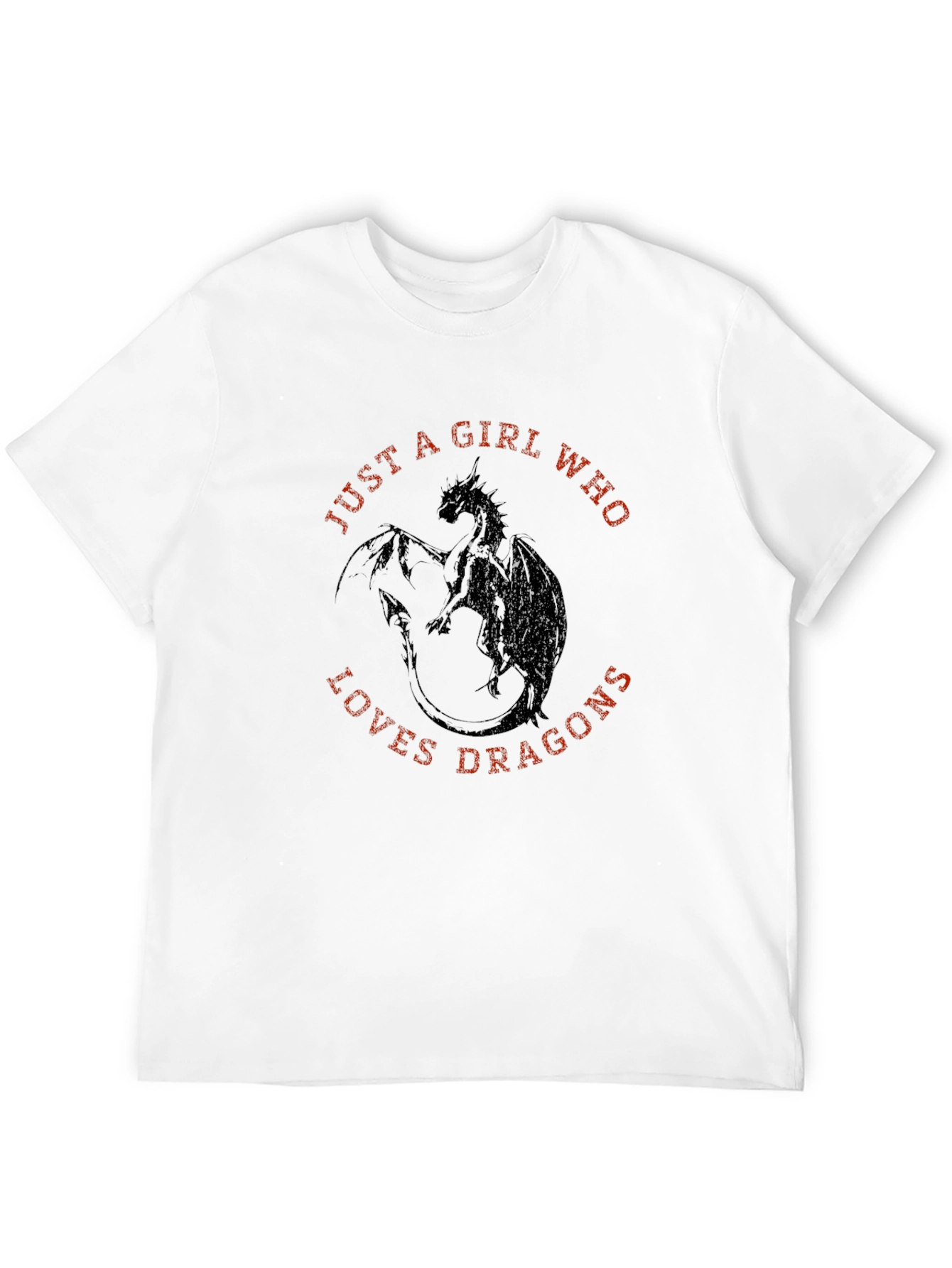 Just a Girl Who Loves Dragons T-Shirt