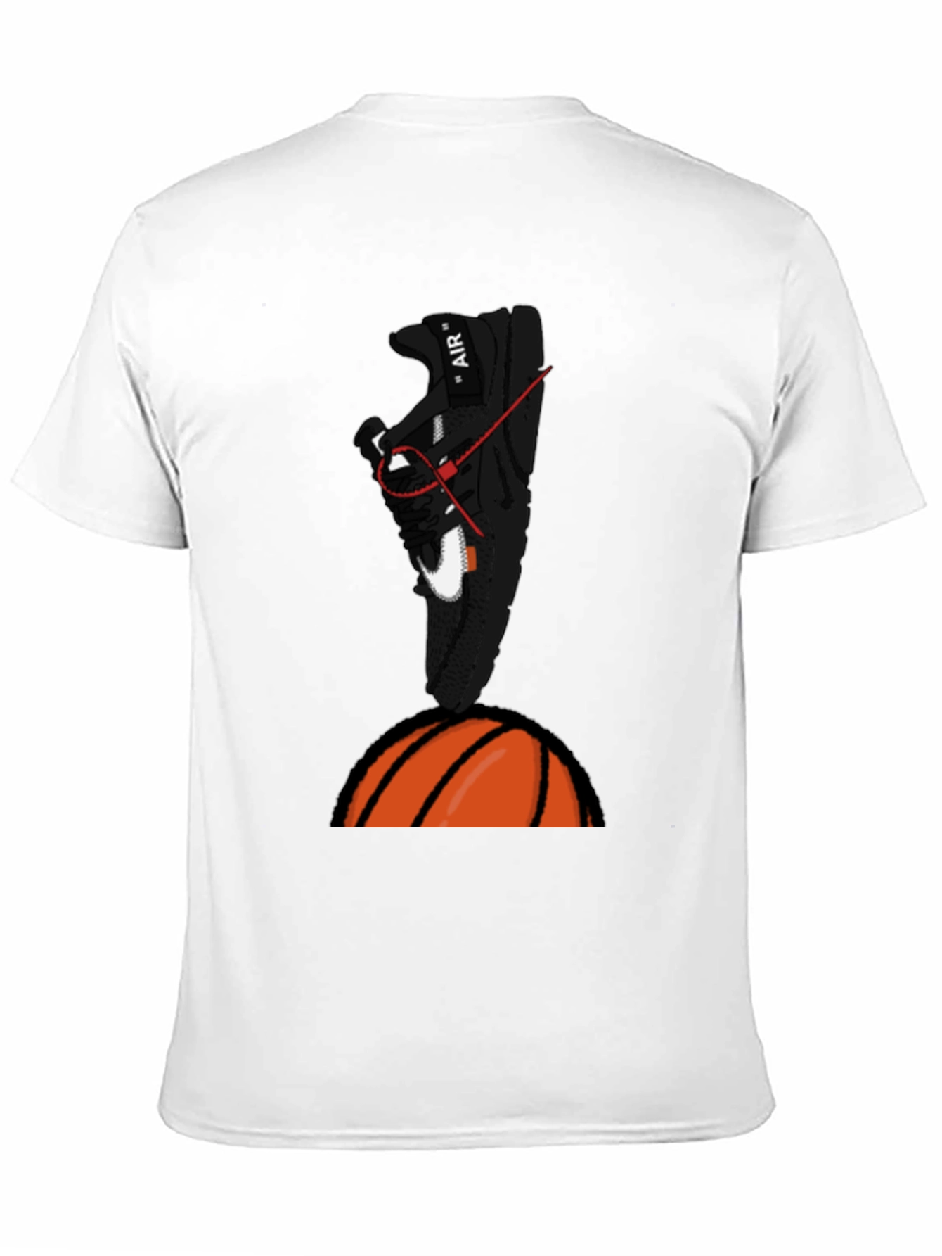 Sneaker & Basketball Graphic T-Shirt