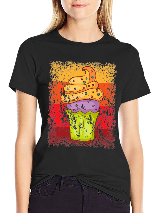 Cupcake Graphic Mens T-Shirt