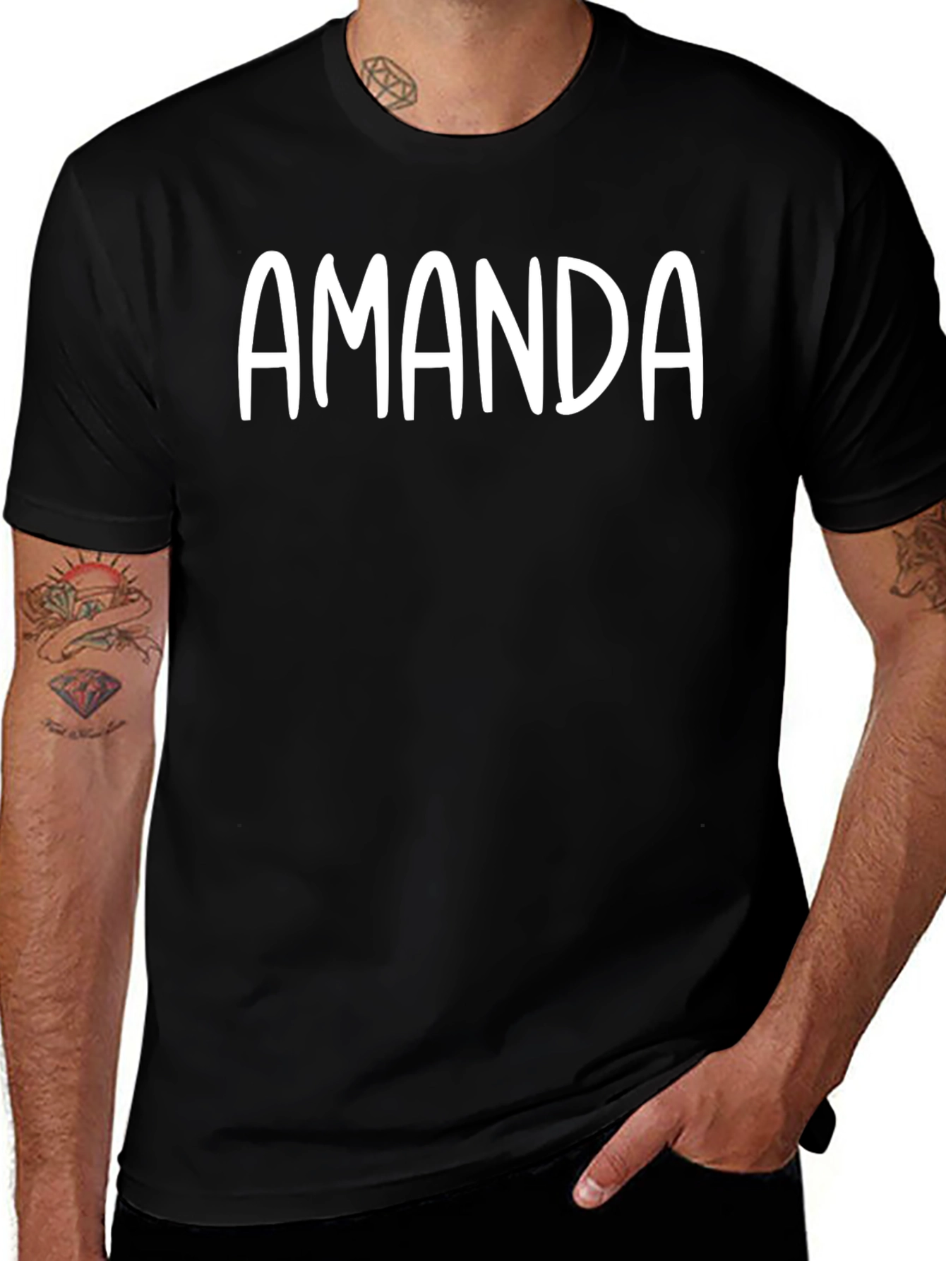 Personalized Amanda T-Shirt - Custom Name Tee