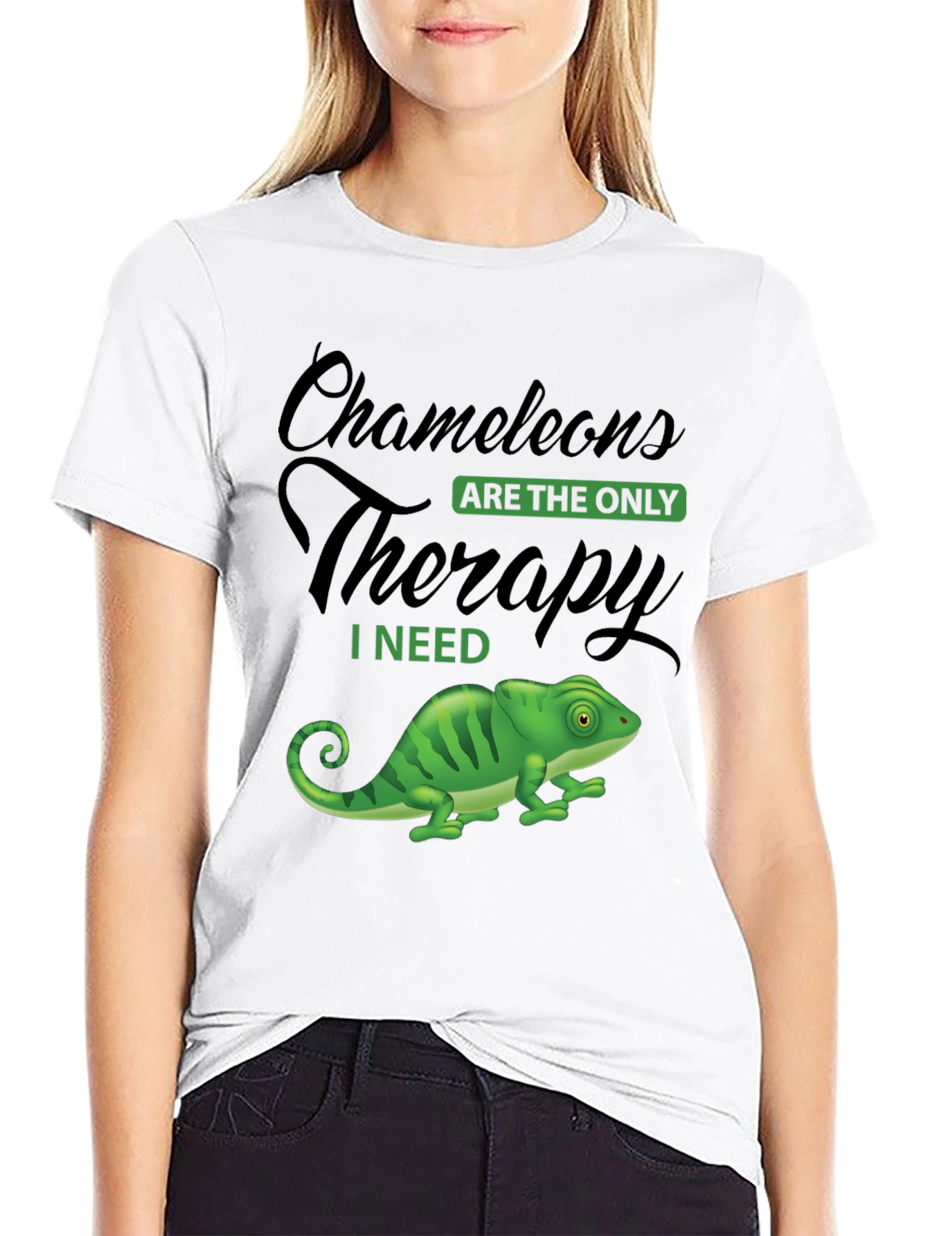 Chameleon Therapy T-Shirt - Unique Graphic Tee