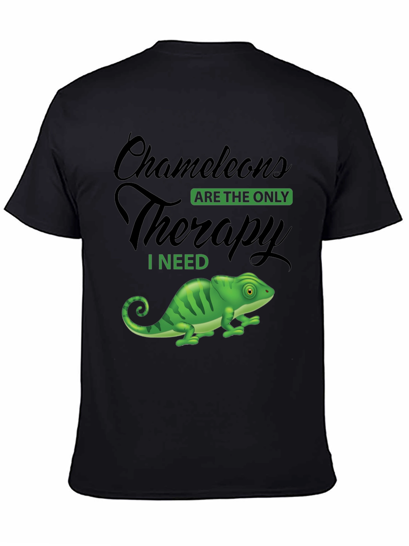 Chameleon Therapy T-Shirt - Unique Graphic Tee