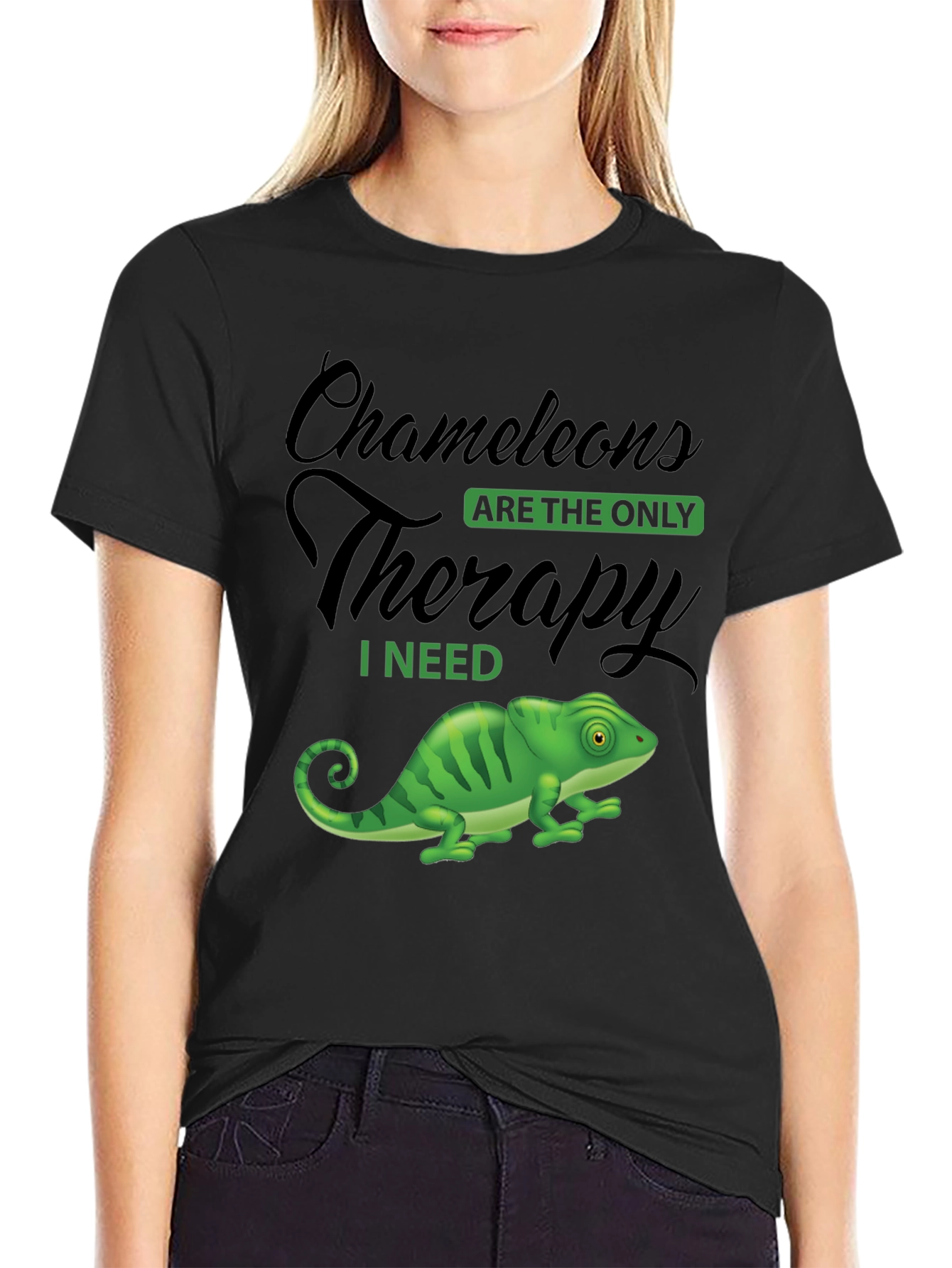 Chameleon Therapy T-Shirt - Unique Graphic Tee