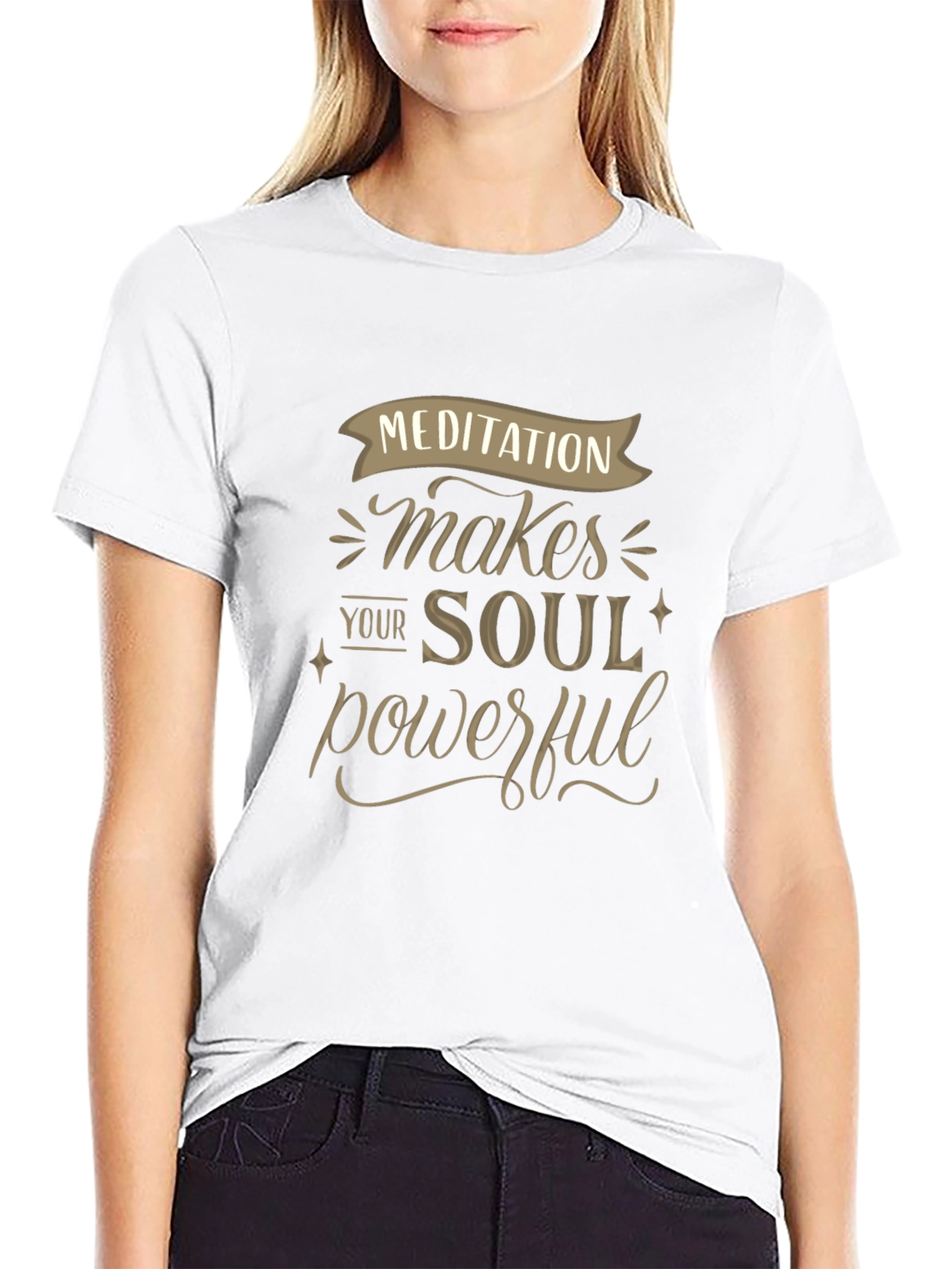 Meditation Makes Your Soul Powerful T-Shirt