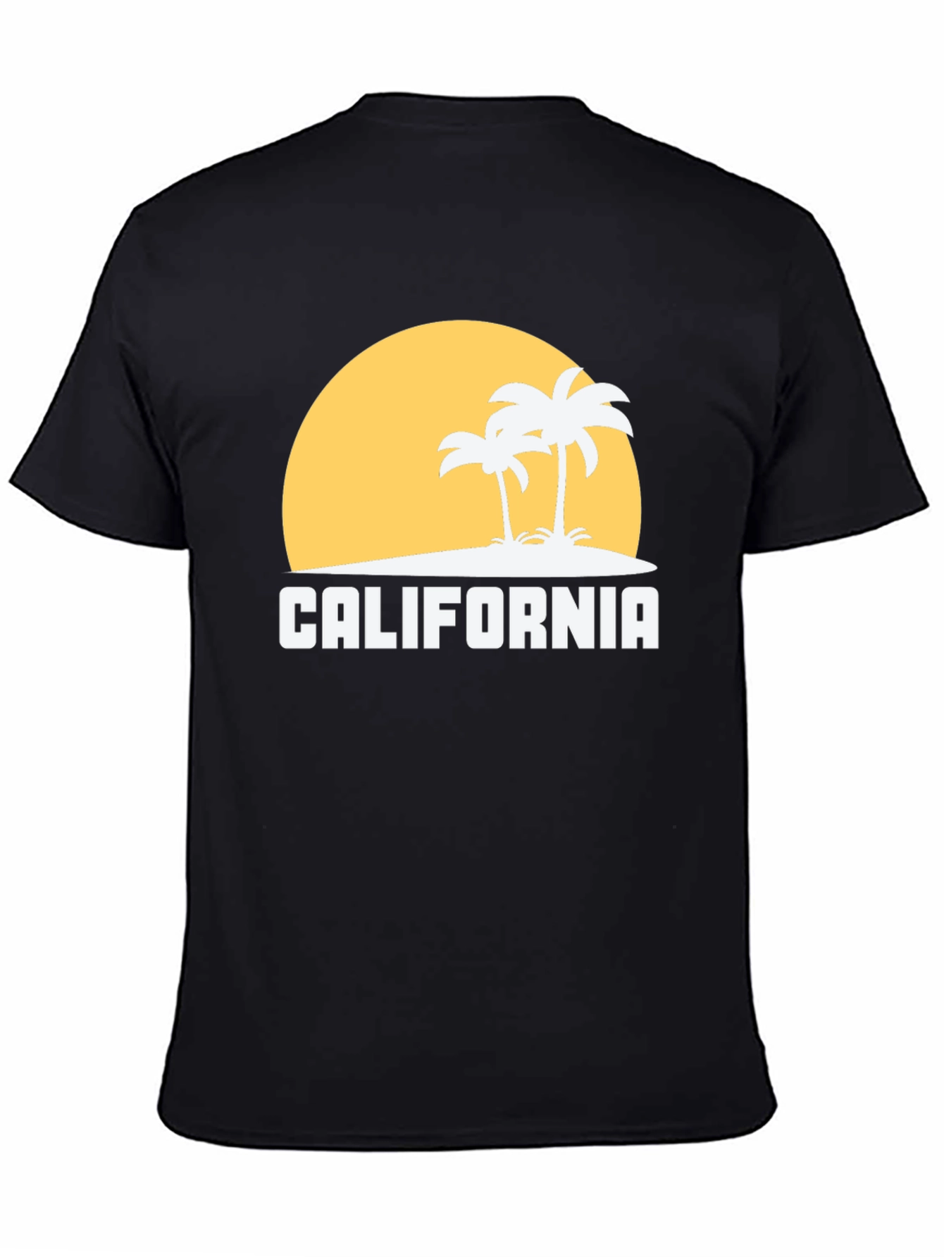 California Graphic Tee - Palm Tree Sunset