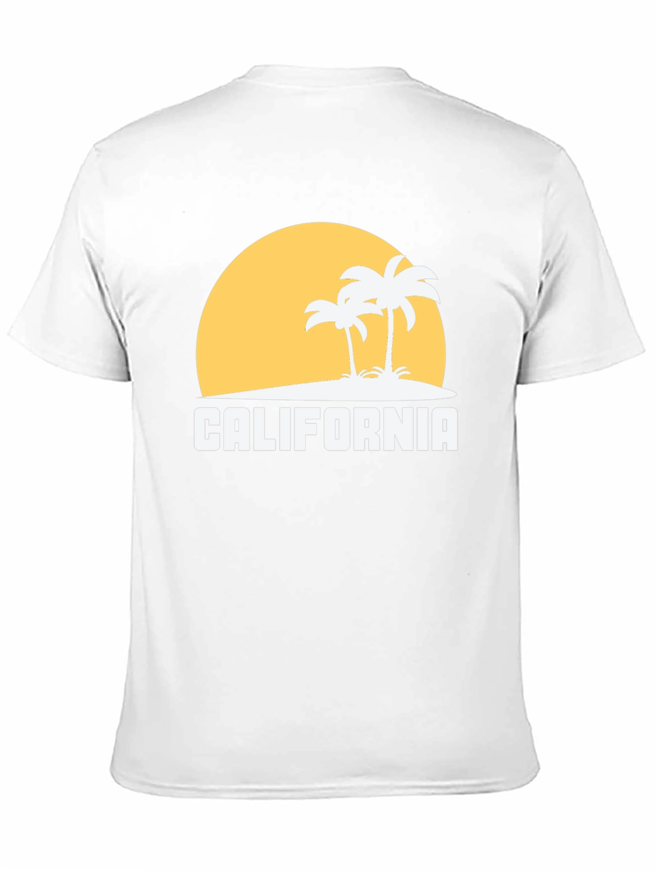 California Graphic Tee - Palm Tree Sunset