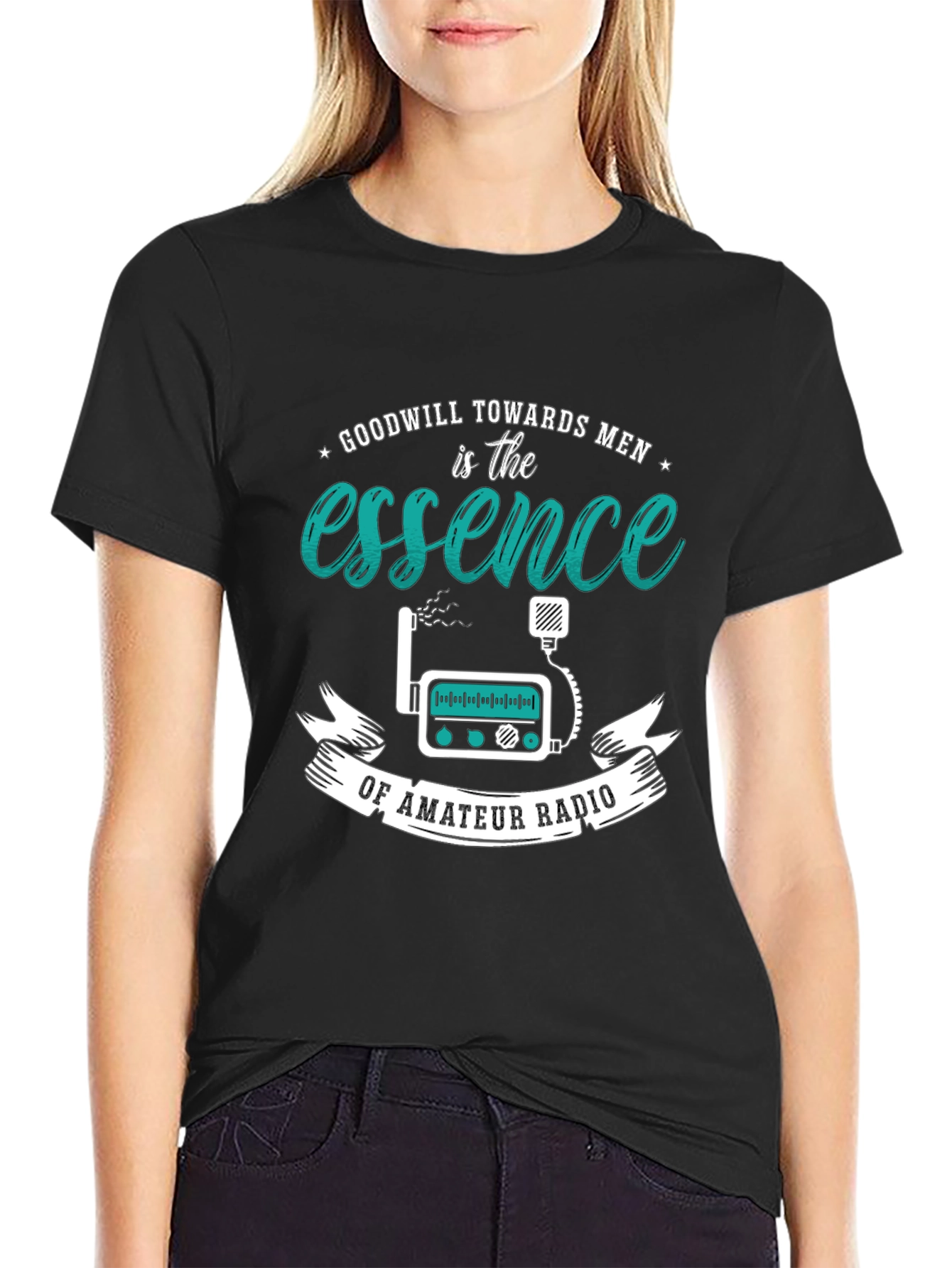 Amateur Radio Essence Graphic Tee - Goodwill Towards Men