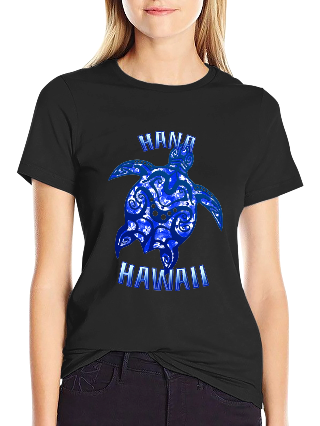 Hana Hawaii Turtle Graphic Tee
