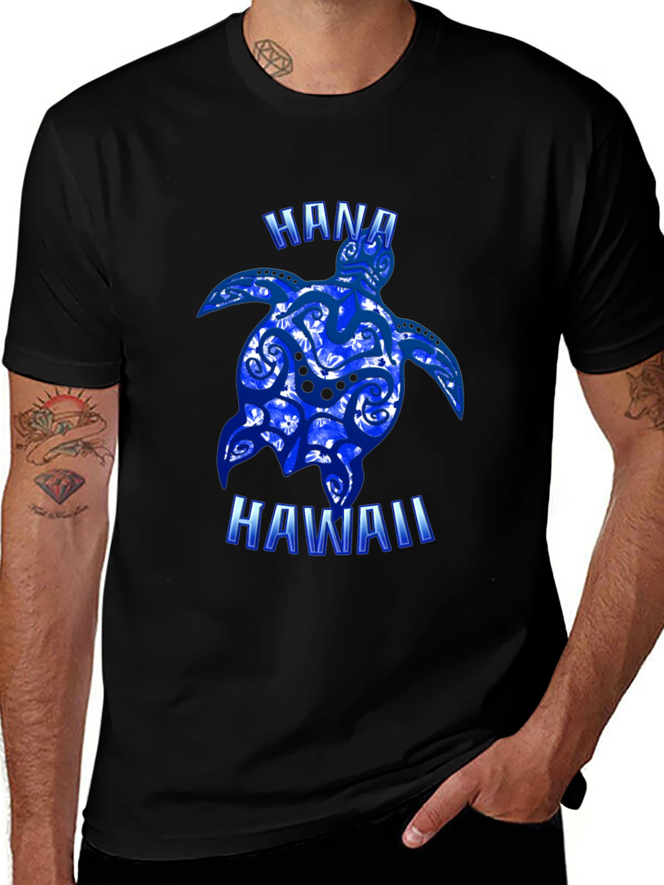Hana Hawaii Turtle Graphic Tee