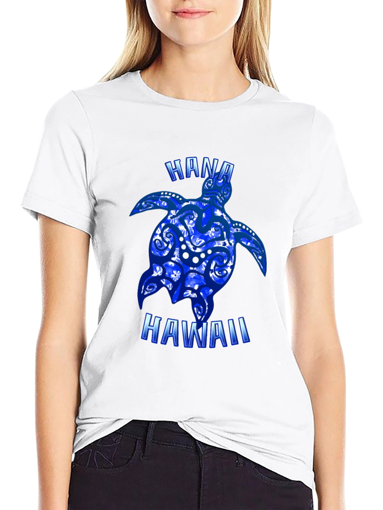 Hana Hawaii Turtle Graphic Tee