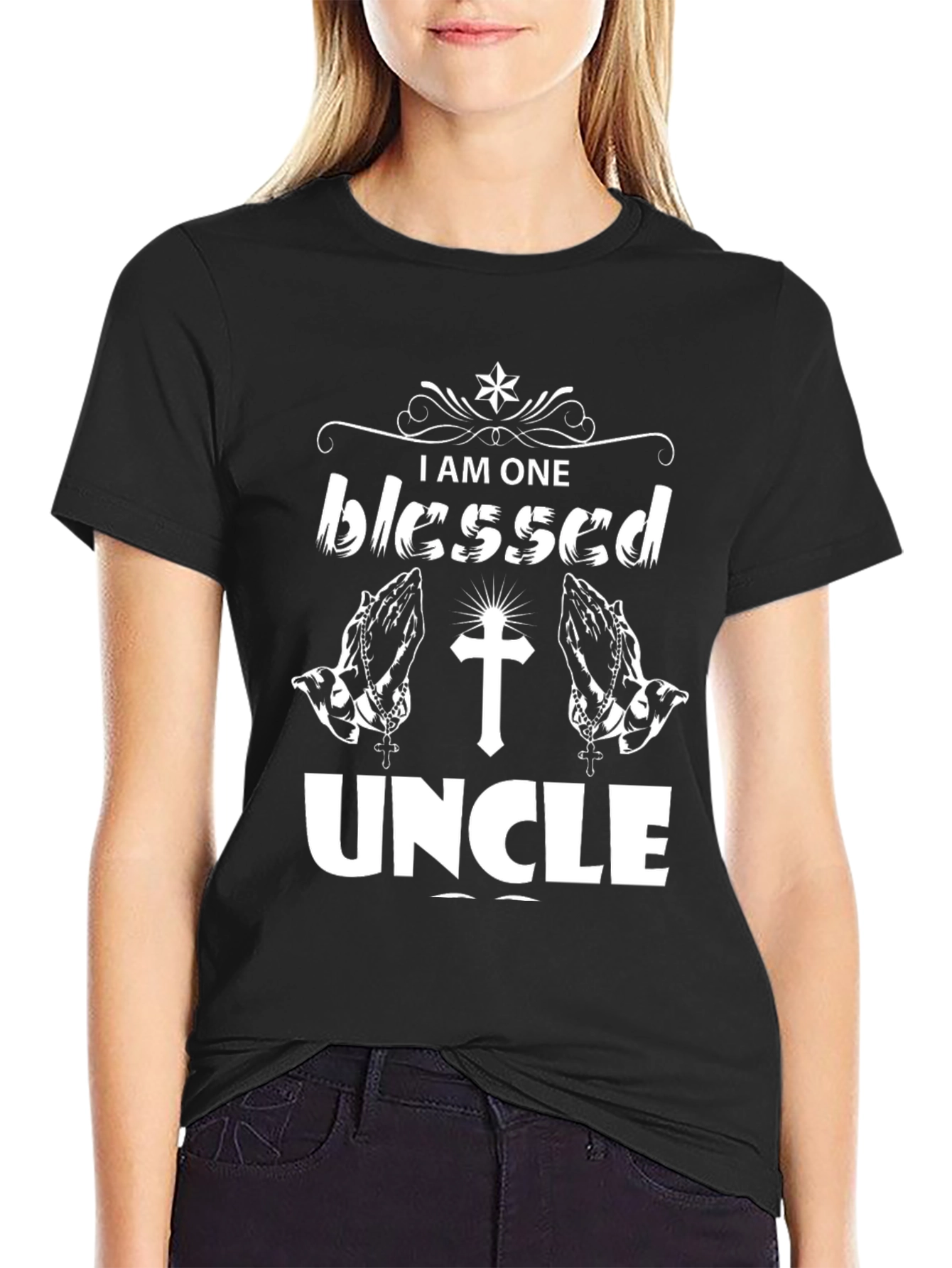 Blessed Uncle Graphic T-Shirt