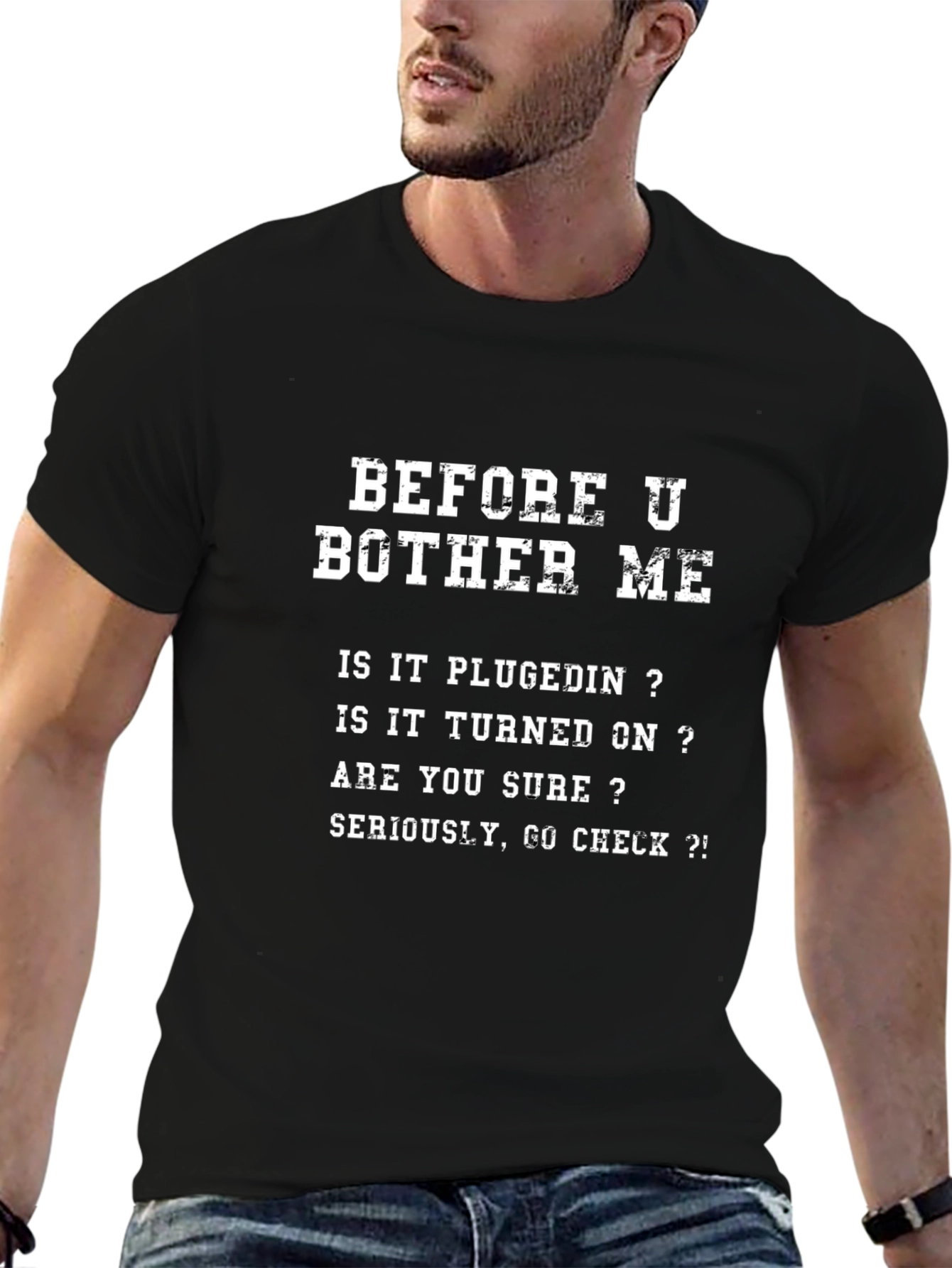 Before You Bother Me T-Shirt Funny Sarcastic Tee