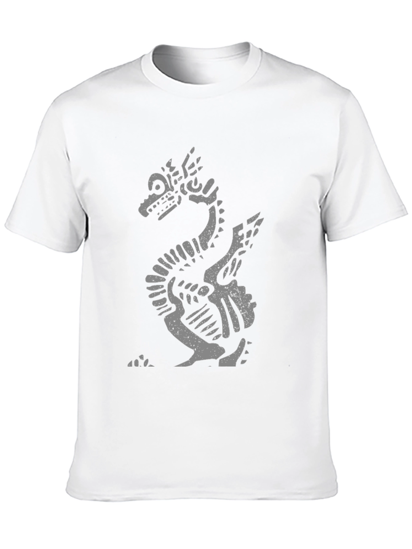 Aztec Dragon Graphic T-Shirt - Black